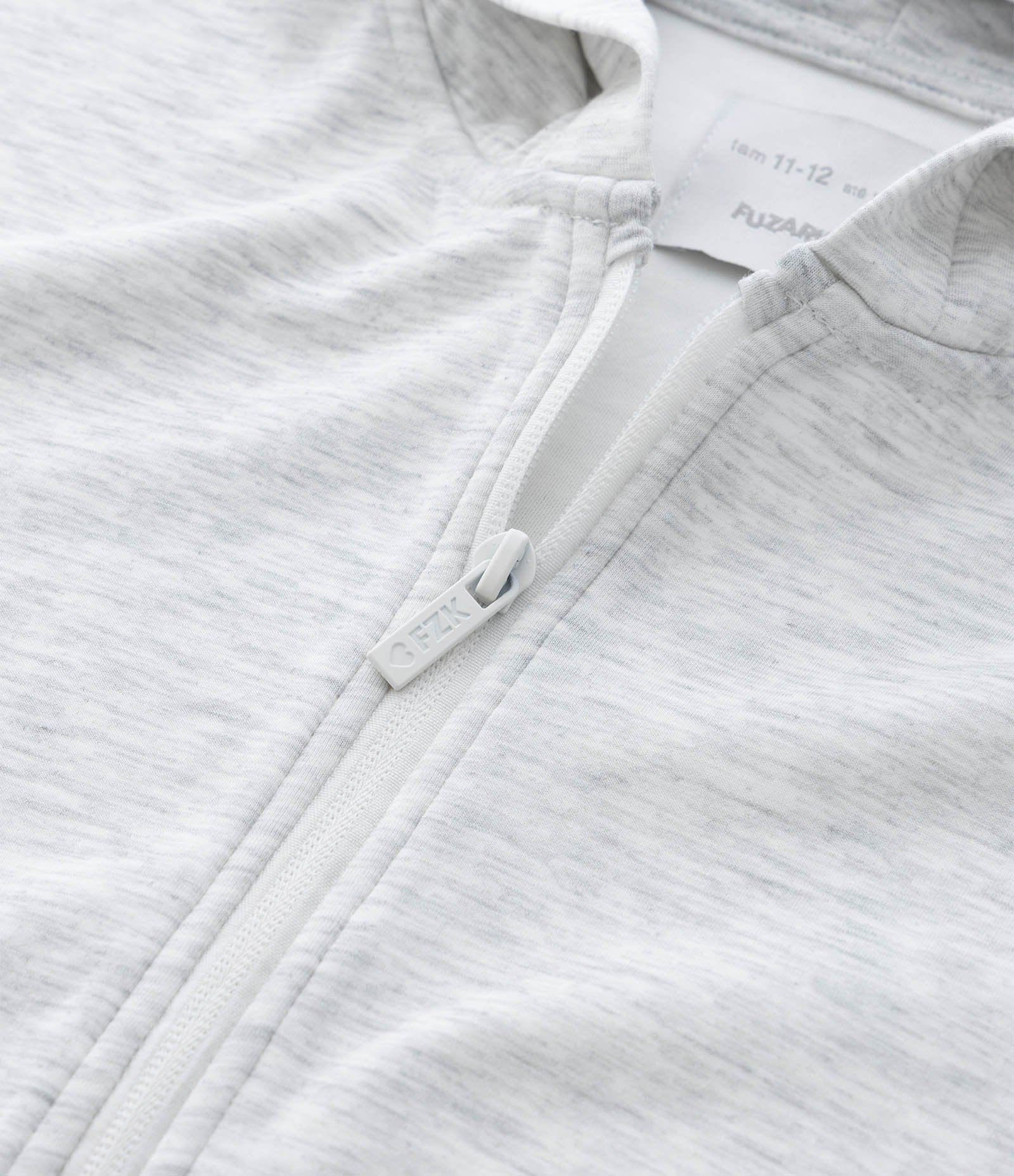 Jaqueta Infantil com Capuz e Zíper - Tam 5 A 14 Anos Cinza 5