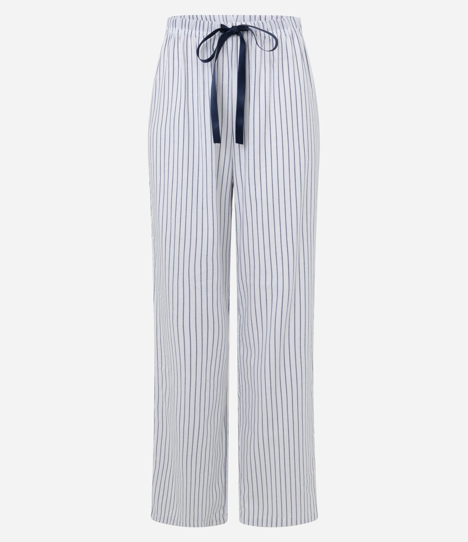 Calça de Pijama Xadrez em Flanela Azul 1