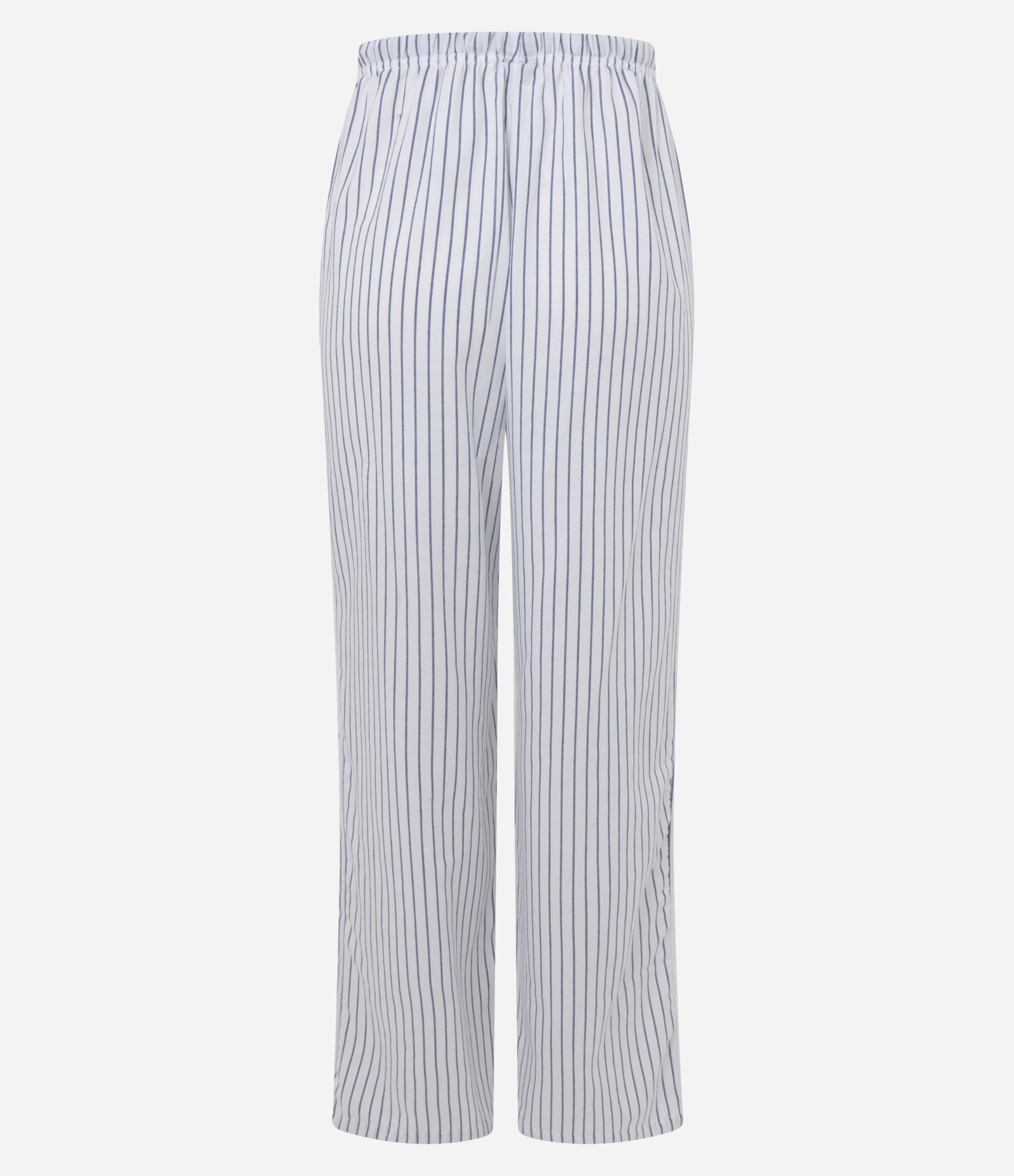 Calça de Pijama Xadrez em Flanela Azul 2