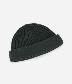Touca Lenhador em Lã Acrílica com Dobra e sem Costura