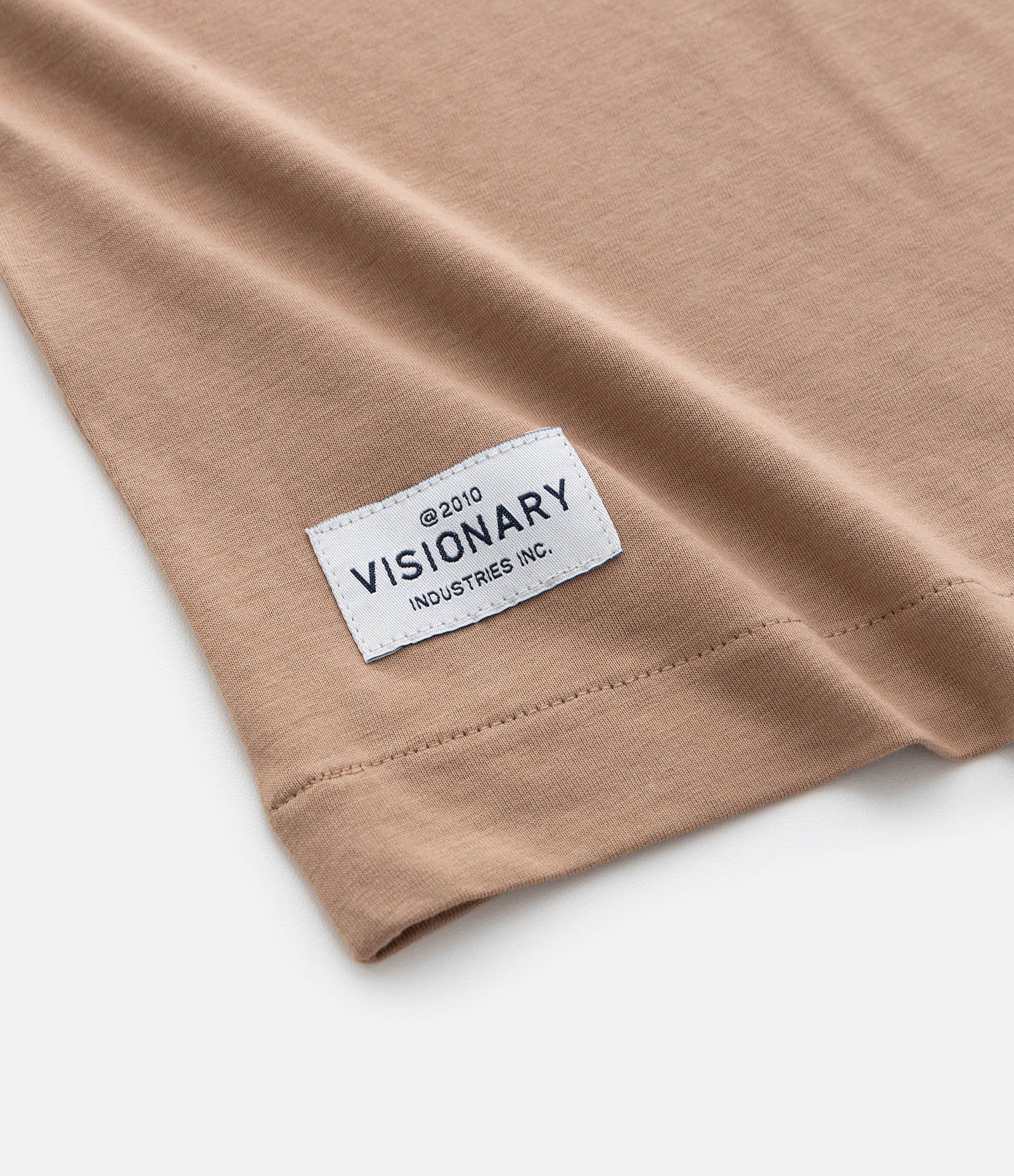 Camiseta Infantil Relaxed com Bolsinho – Tam 5 a 14 Anos Bege Escuro 4