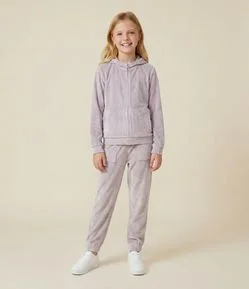 Calça Infantil Jogger com Cós Funcional – Tam 5 a 14 Anos