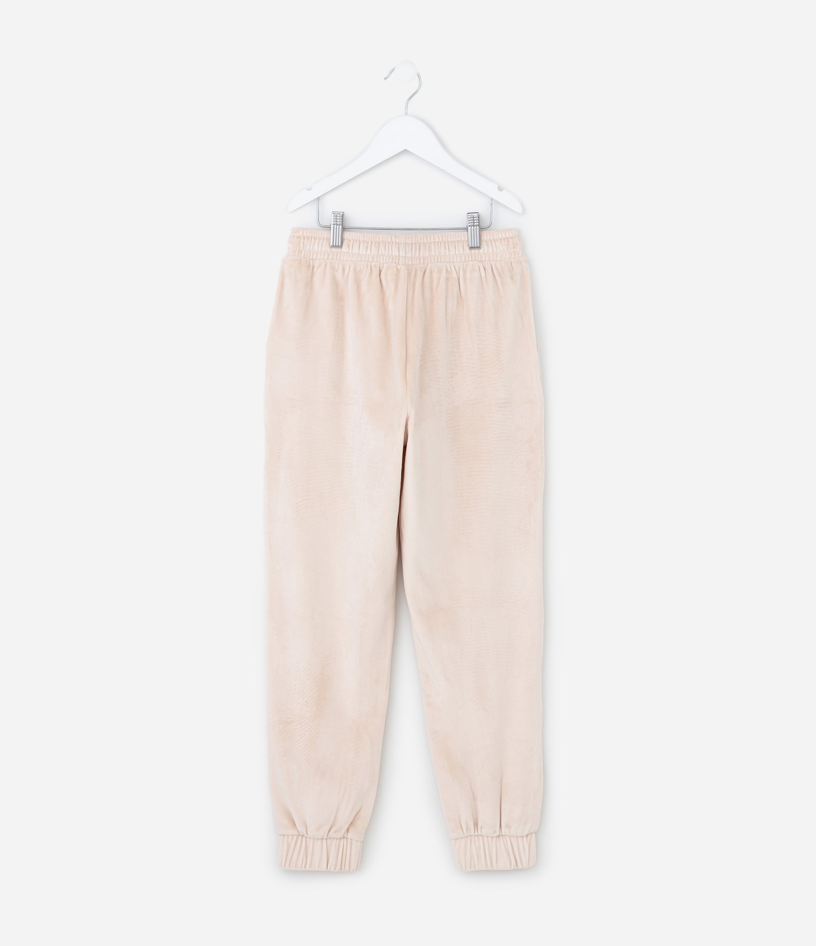 Calça Infantil Jogger com Cós Funcional – Tam 5 a 14 Anos Bege Claro 2