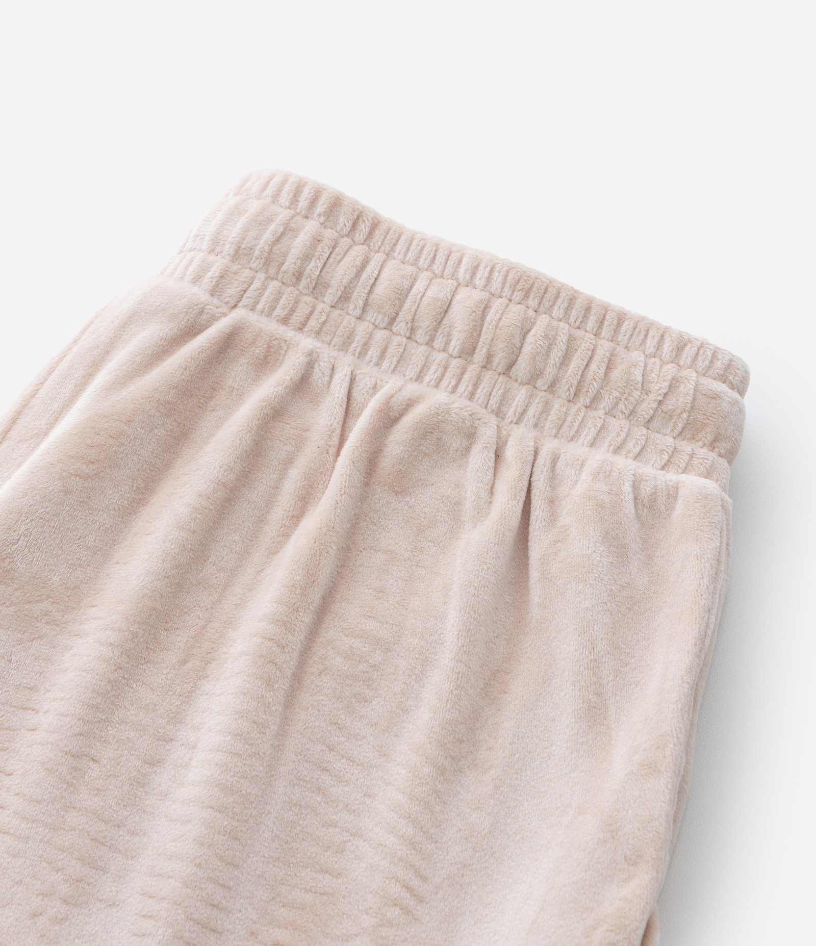 Calça Infantil Jogger com Cós Funcional – Tam 5 a 14 Anos Bege Claro 4