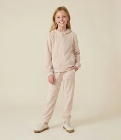 Calça Infantil Jogger com Cós Funcional – Tam 5 a 14 Anos