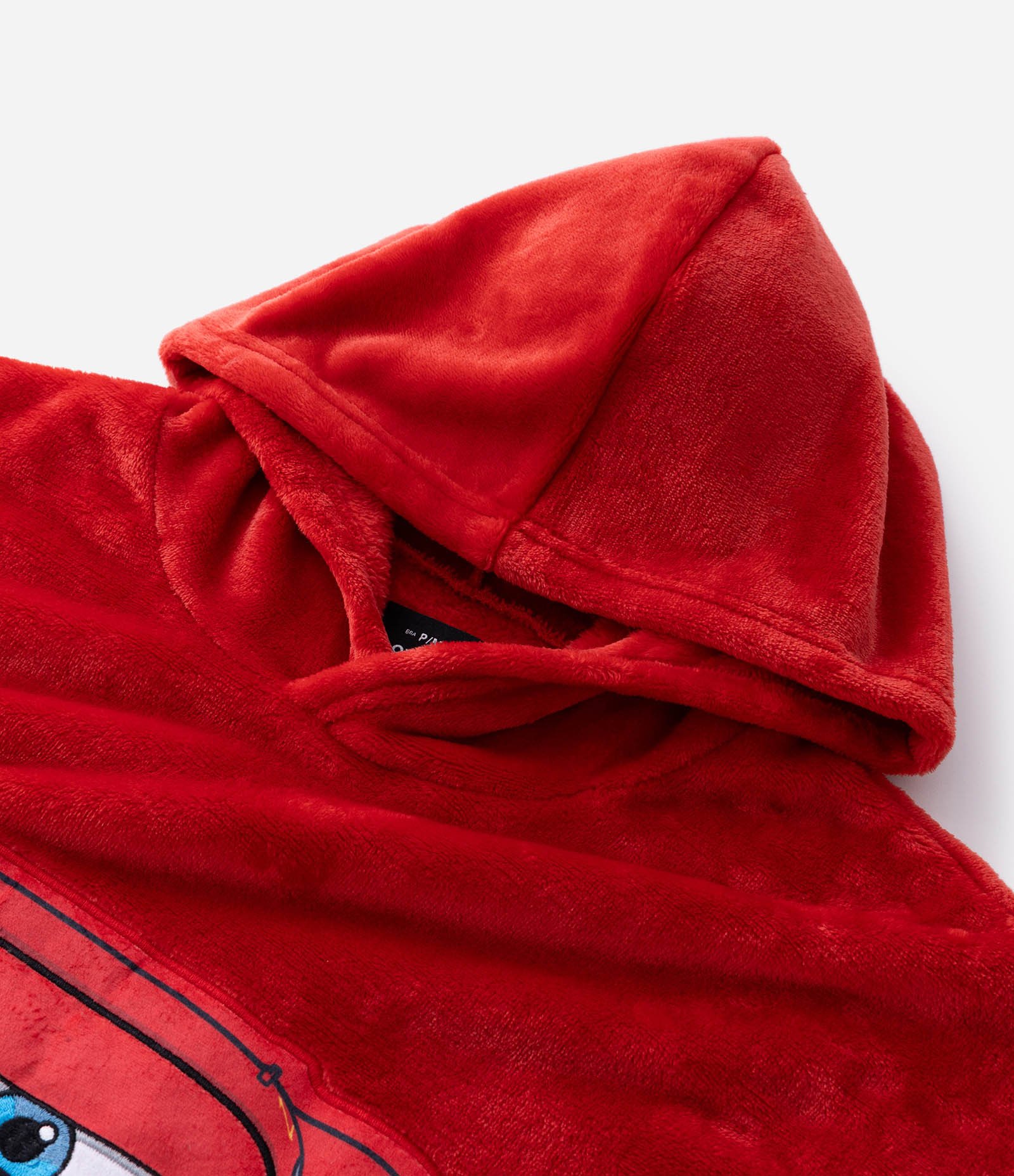 Pijama Longo com Felpa Relâmpago McQueen Carros Vermelho 9