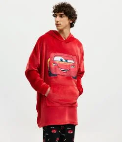 Pijama Longo com Felpa Relâmpago McQueen Carros