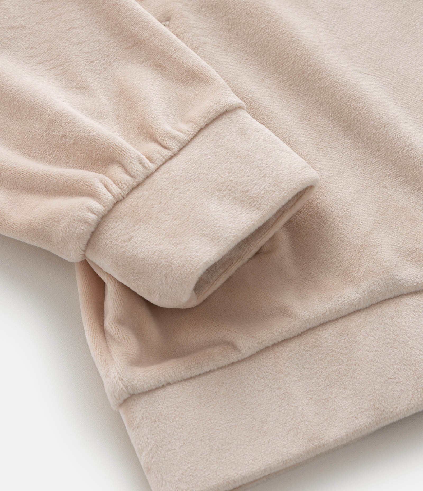 Jaqueta Infantil com Capuz e Bolsos – Tam 5 a 14 Anos Bege Claro 6