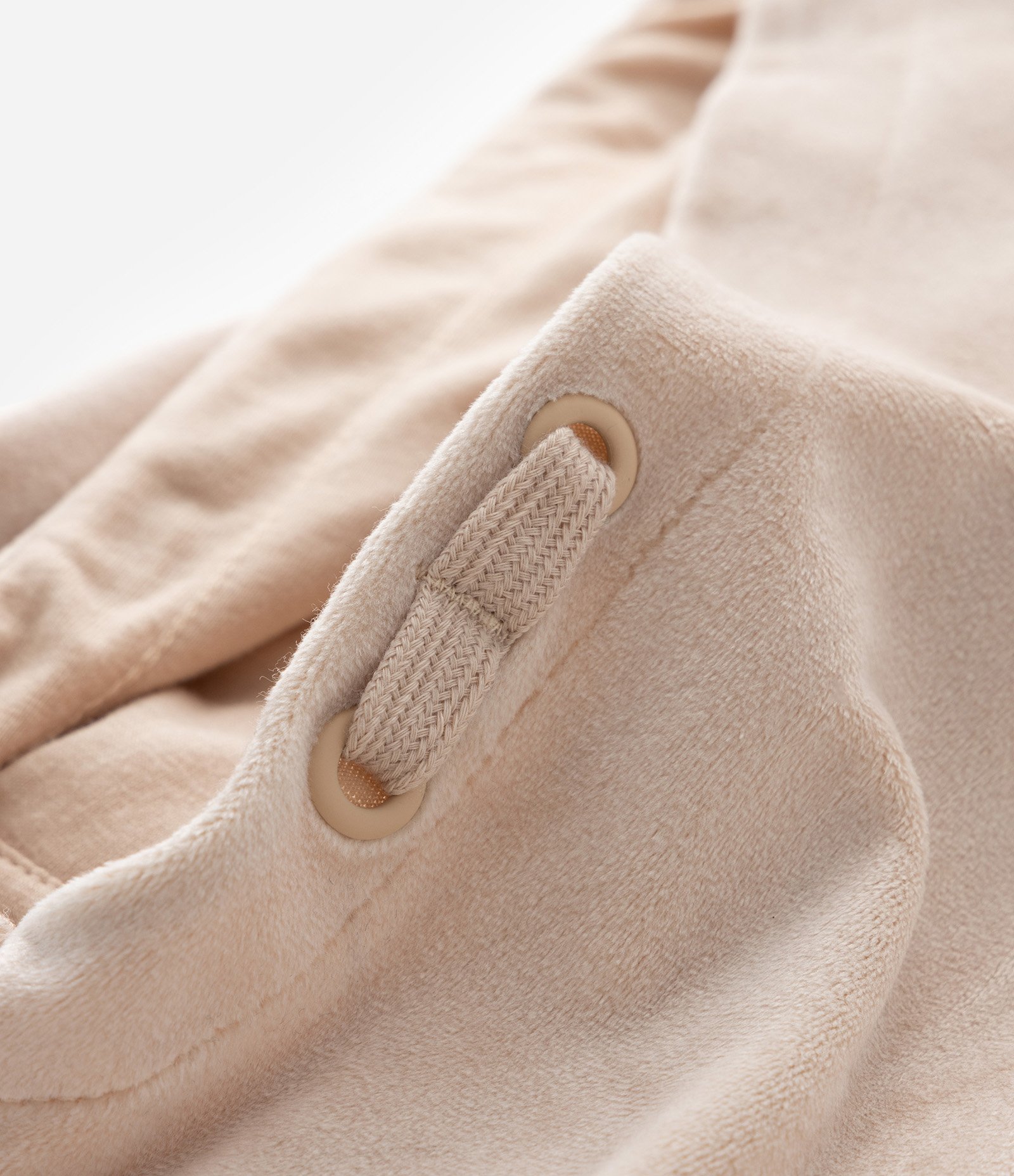 Jaqueta Infantil com Capuz e Bolsos – Tam 5 a 14 Anos Bege Claro 7