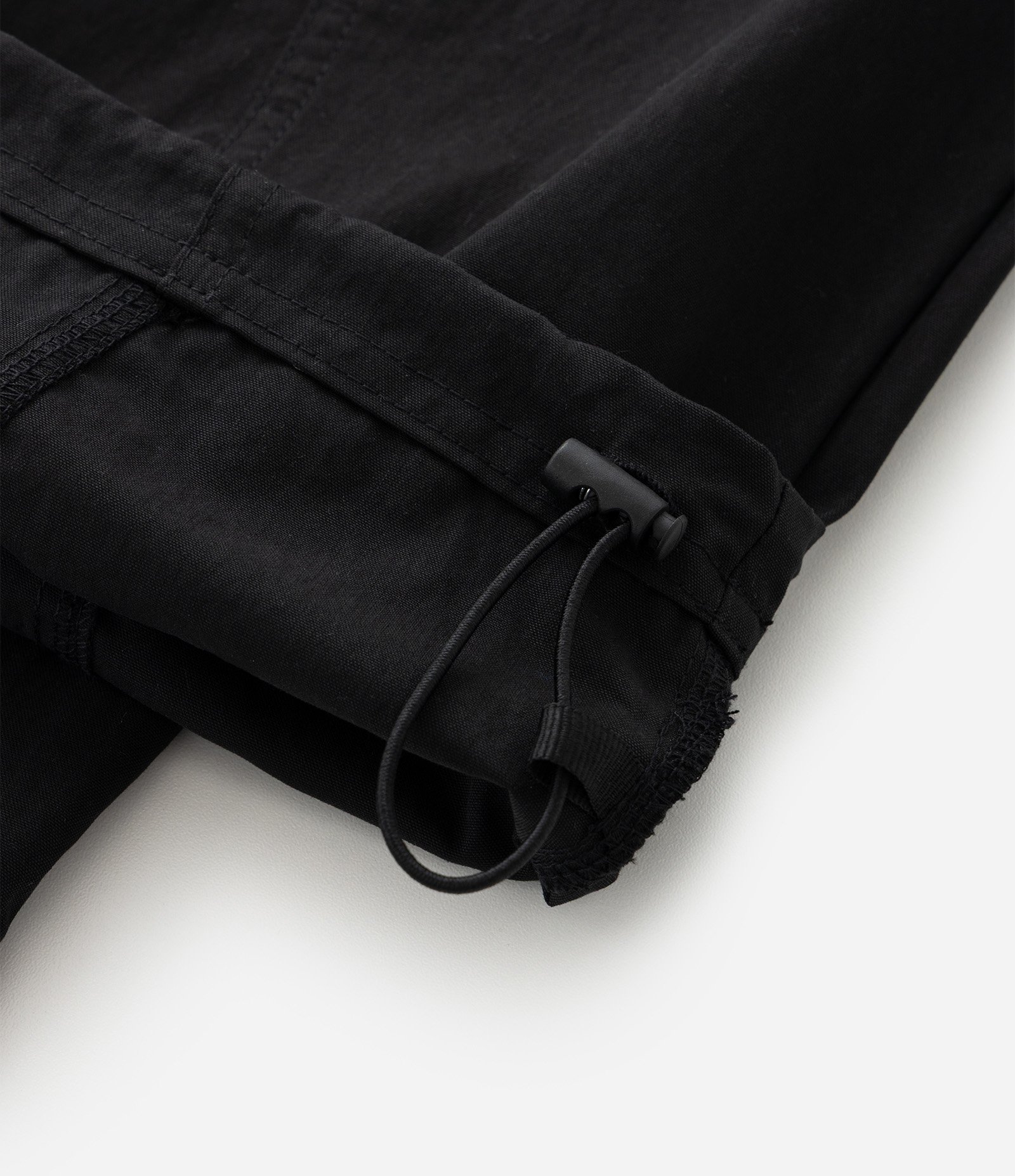 Calça Baggy Alfaiatada Lisa Preto 8