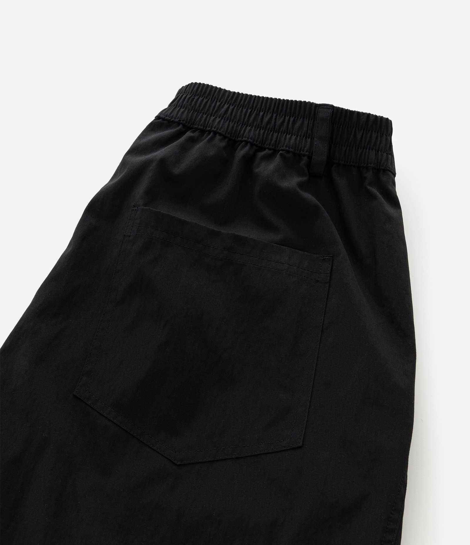 Calça Baggy Alfaiatada Lisa Preto 10