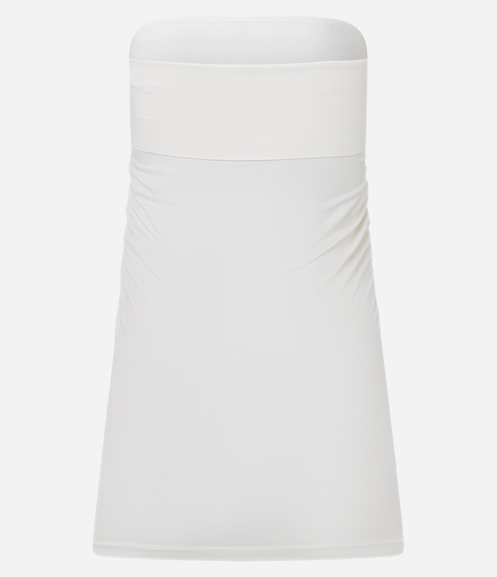 Blusa sem Alças Seamless com Pala Dobrada Branco 6