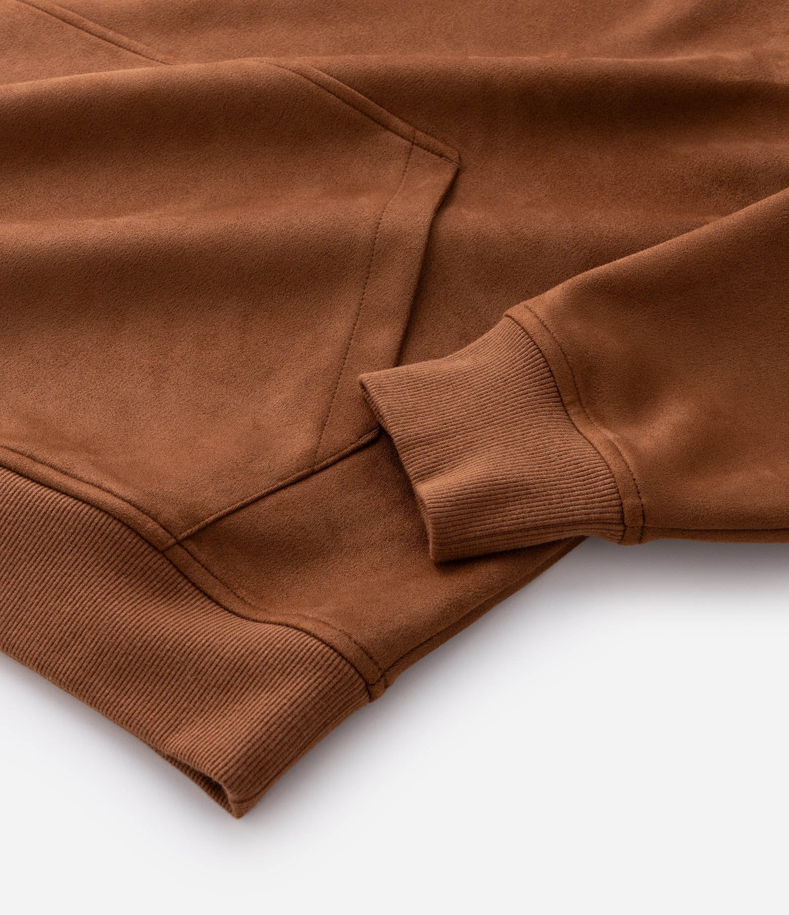 Blusão em Suede com Lettering Legacy Marrom 6