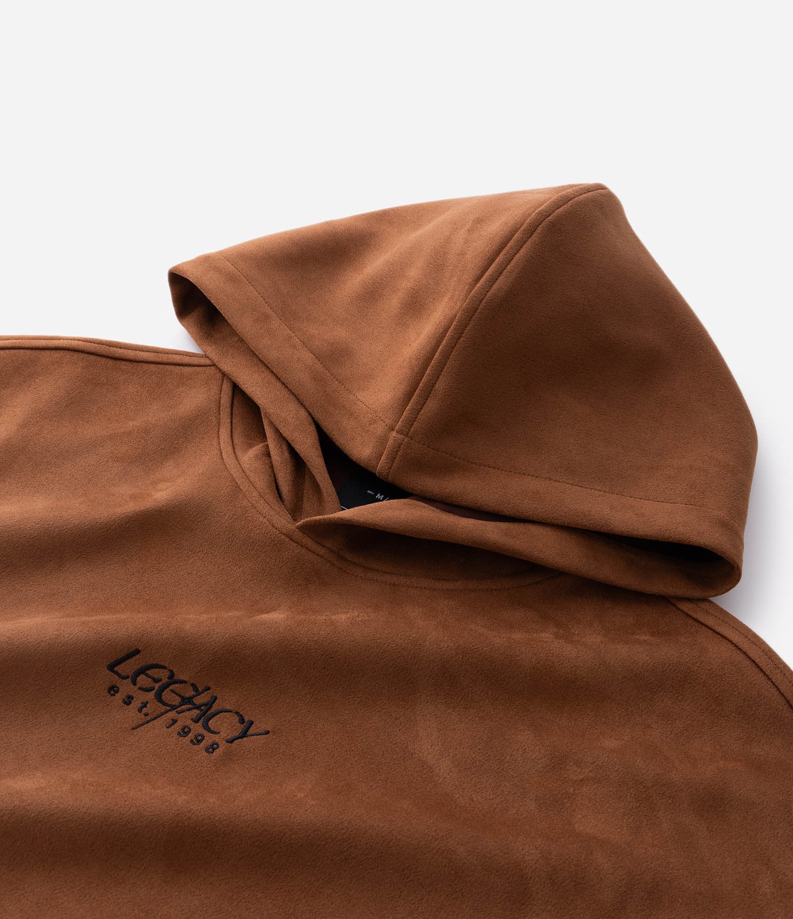 Blusão em Suede com Lettering Legacy Marrom 8