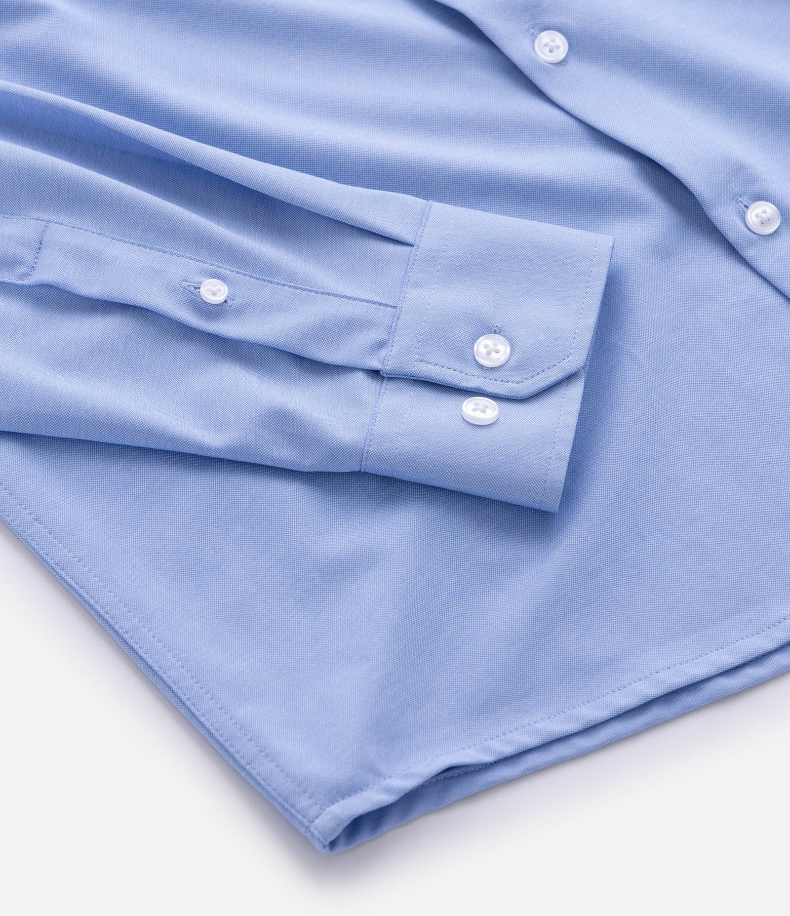 Camisa Slim em Algodão Performance Easy Care Azul 4