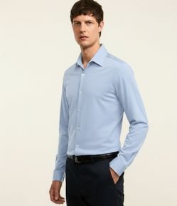 Camisa Slim em Algodão Performance Easy Care