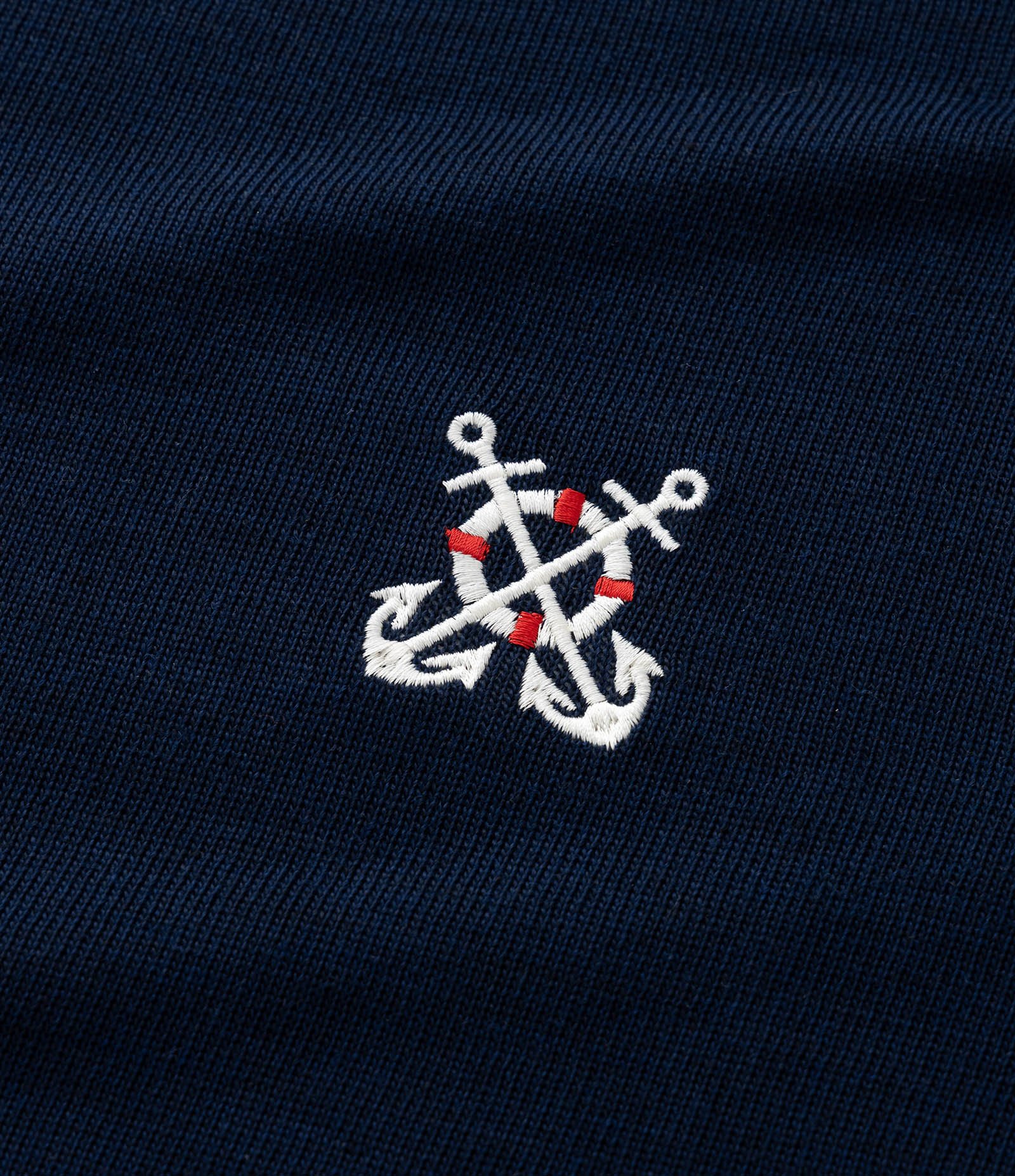 Camiseta Regular em Viscose com Estampa e Bordado Marinheiro Azul 4