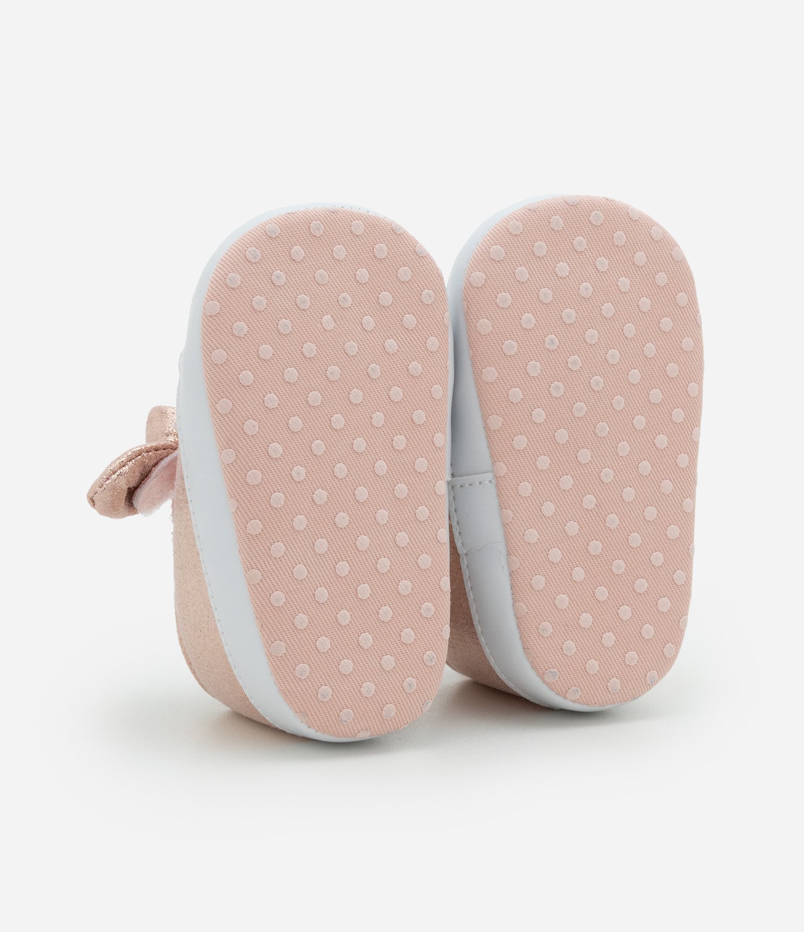 Tênis Infantil Texturizado com Laço Aplicado – Tam 15 a 19 Rosa Claro 4