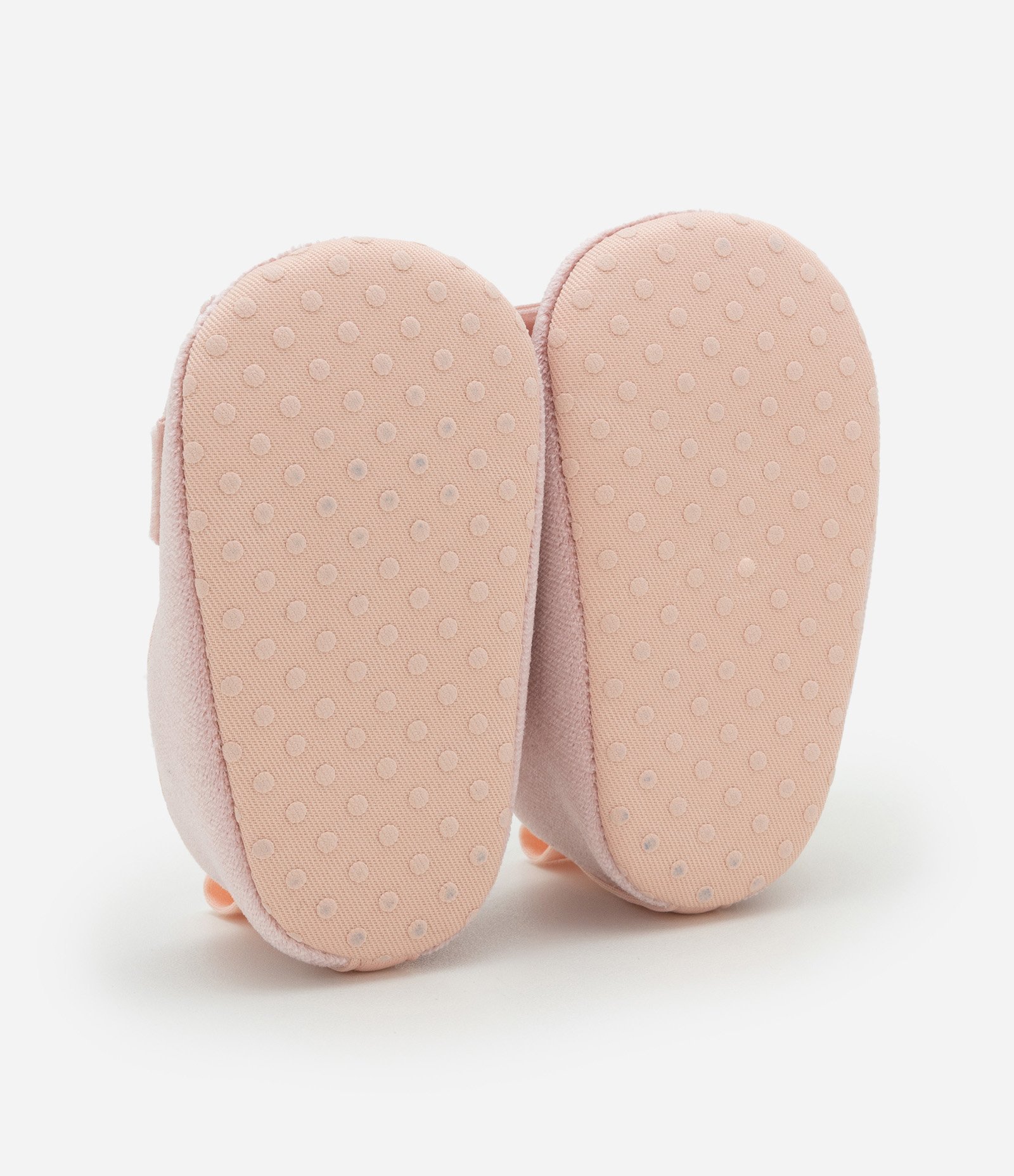 Sapatilha Infantil em Veludo com Laço Decorativo – Tam 15 a 19 Rosa 3