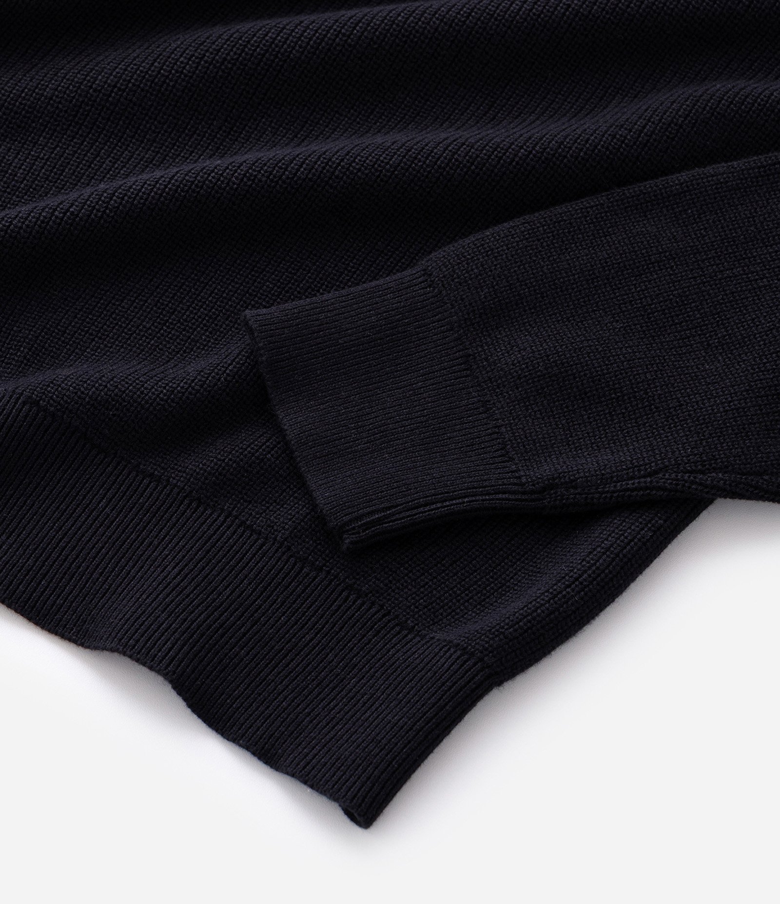 Suéter Texturizado com Gola Polo Preto 8