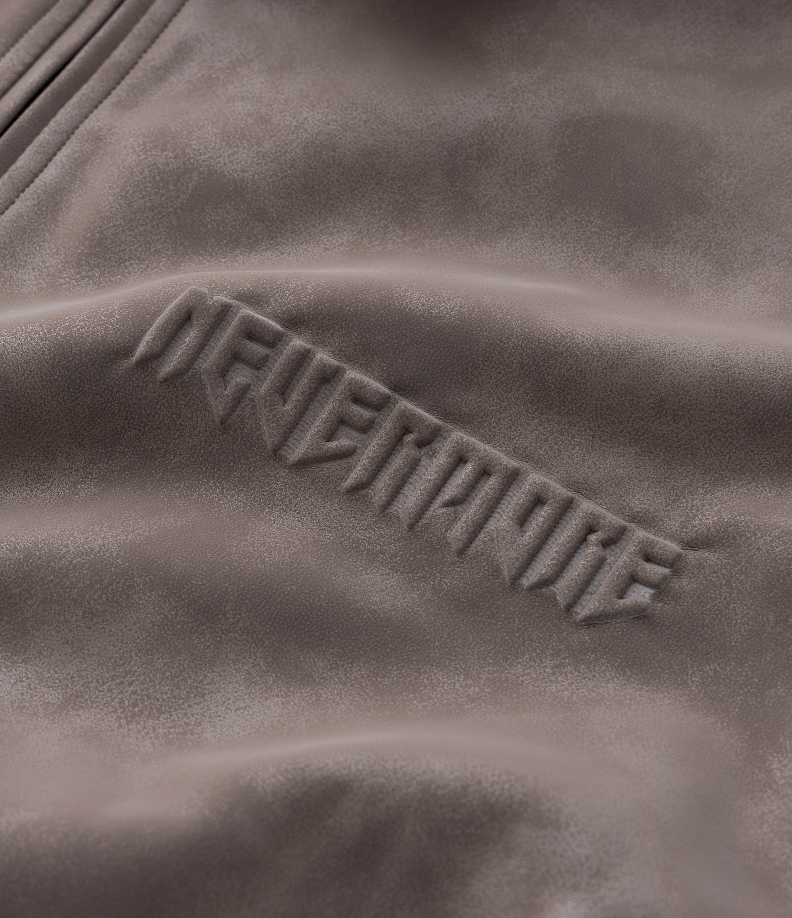 Jaqueta PU Liso com Lettering Nevermore Verde 11