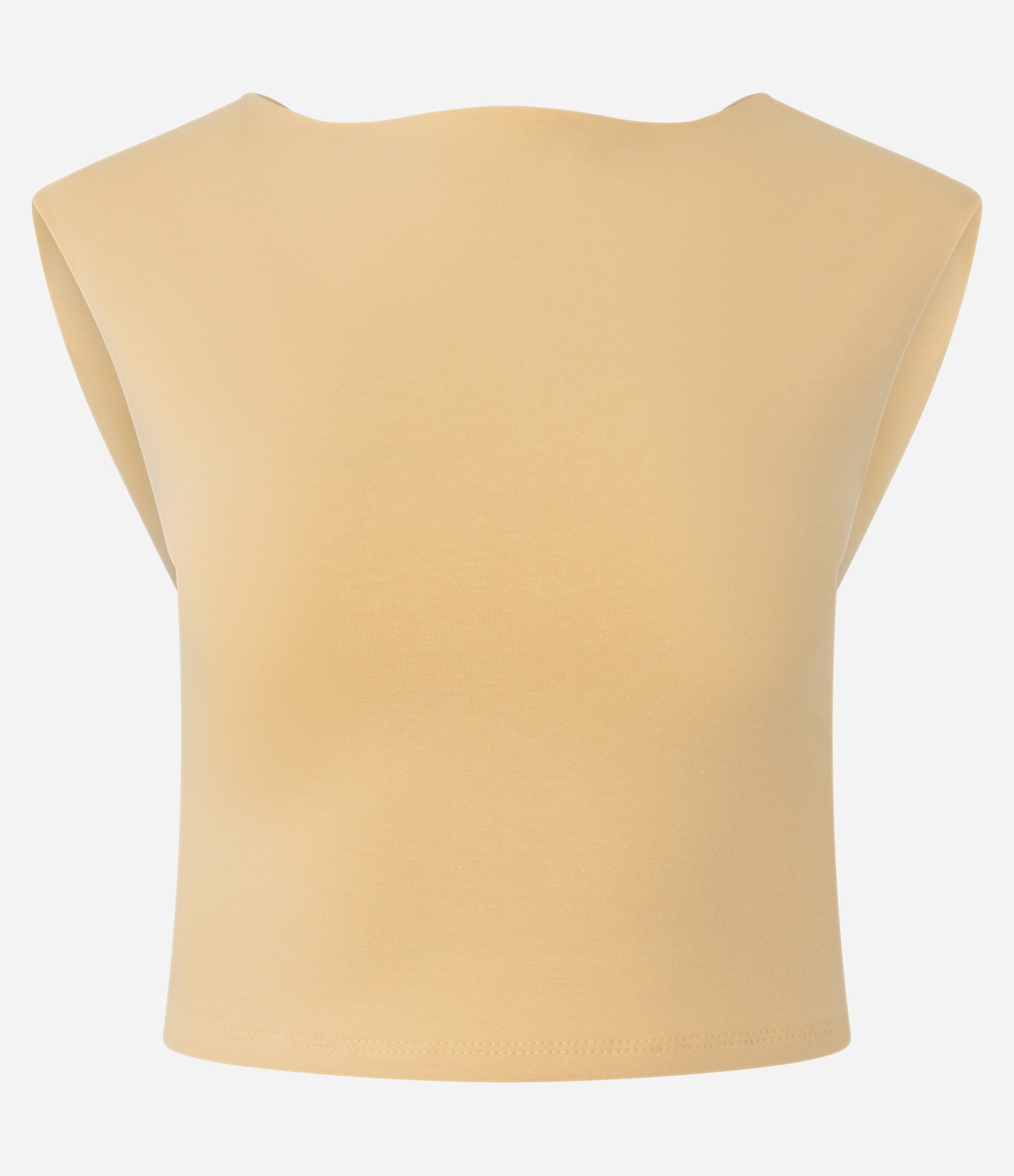 Blusa  em Cotton com Decote Aberto nas Costas Laranja 1