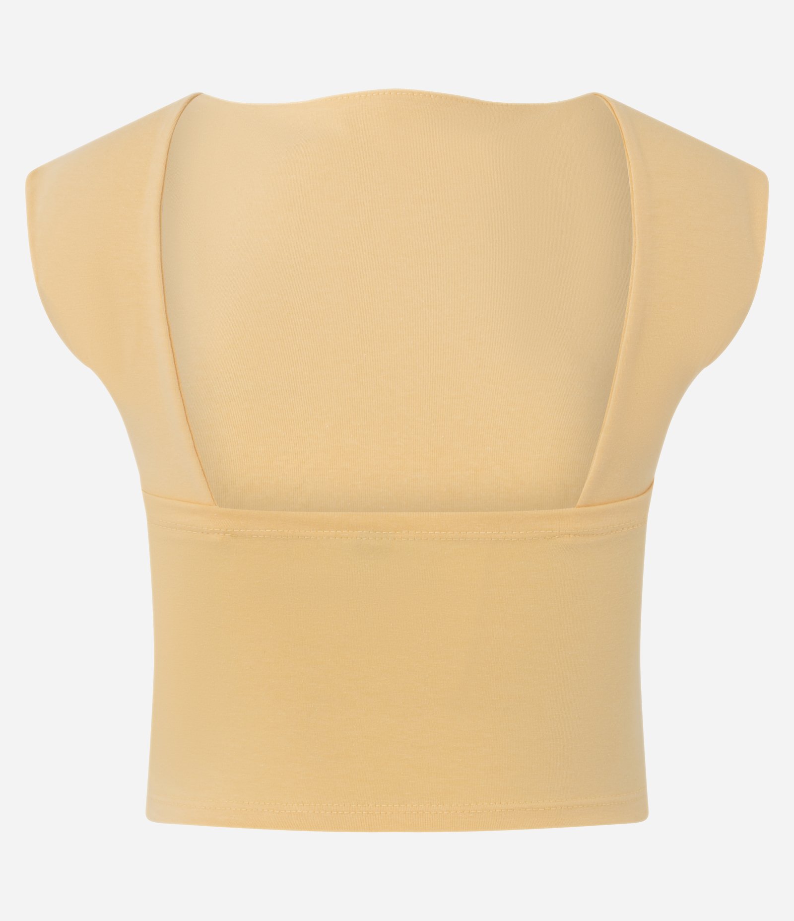 Blusa  em Cotton com Decote Aberto nas Costas Laranja 2