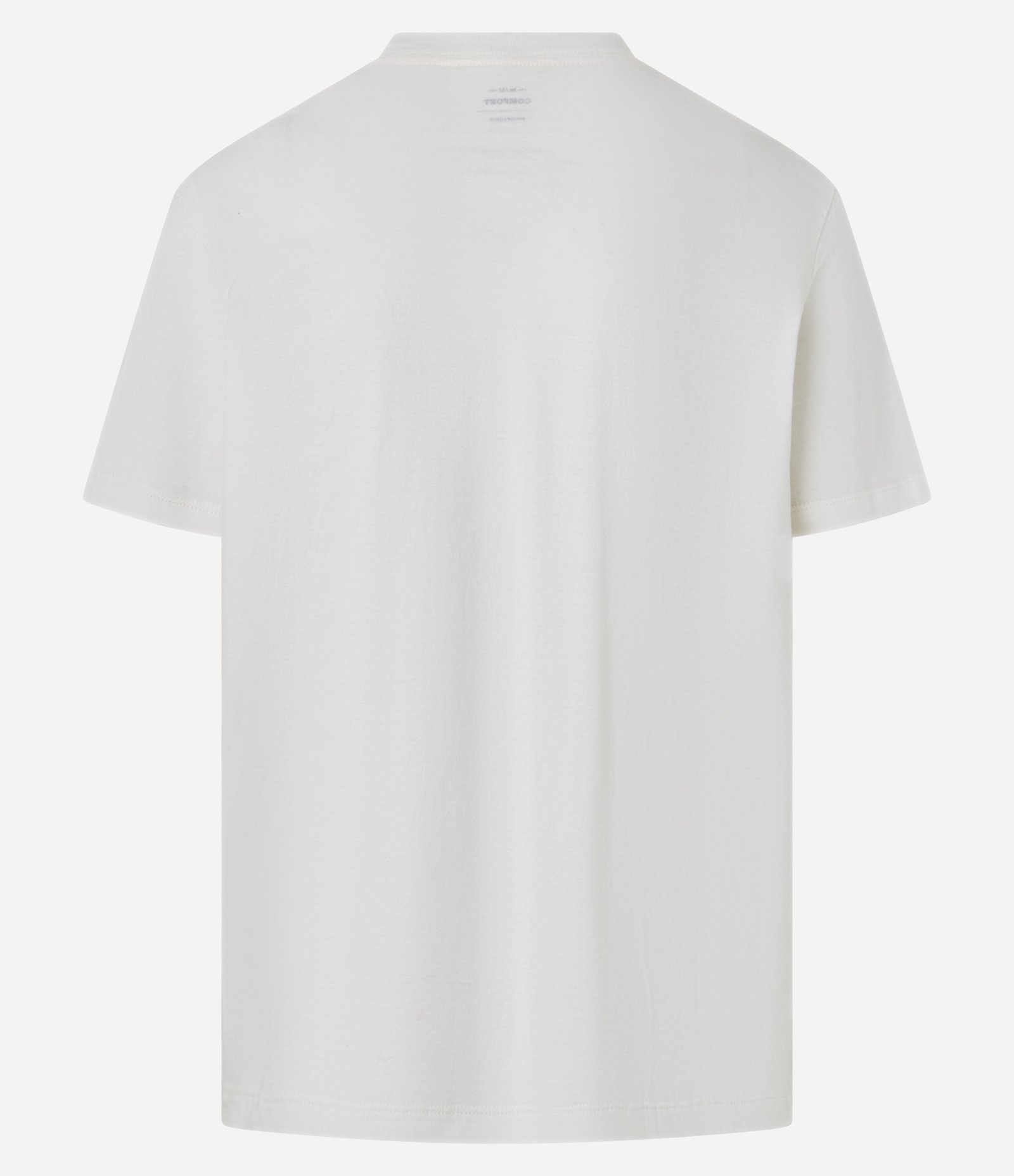 Camiseta Manga Curta Meia Malha com Estampa Lettering Carro 1975  Branco 5