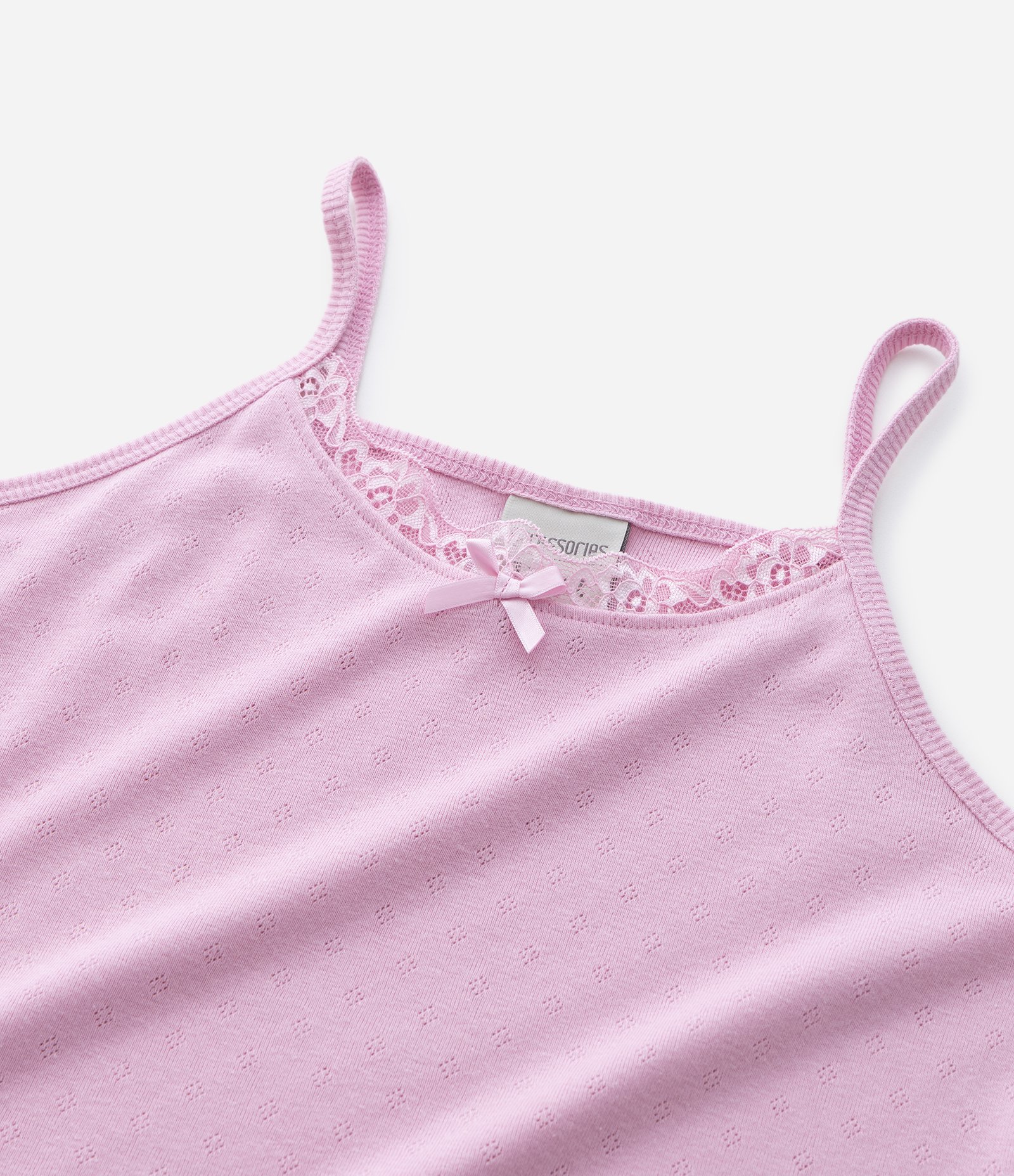 Pijama Infantil em Pointelle com Blusa Alcinha e short – Tam 5 a 16 Anos Lilás 11