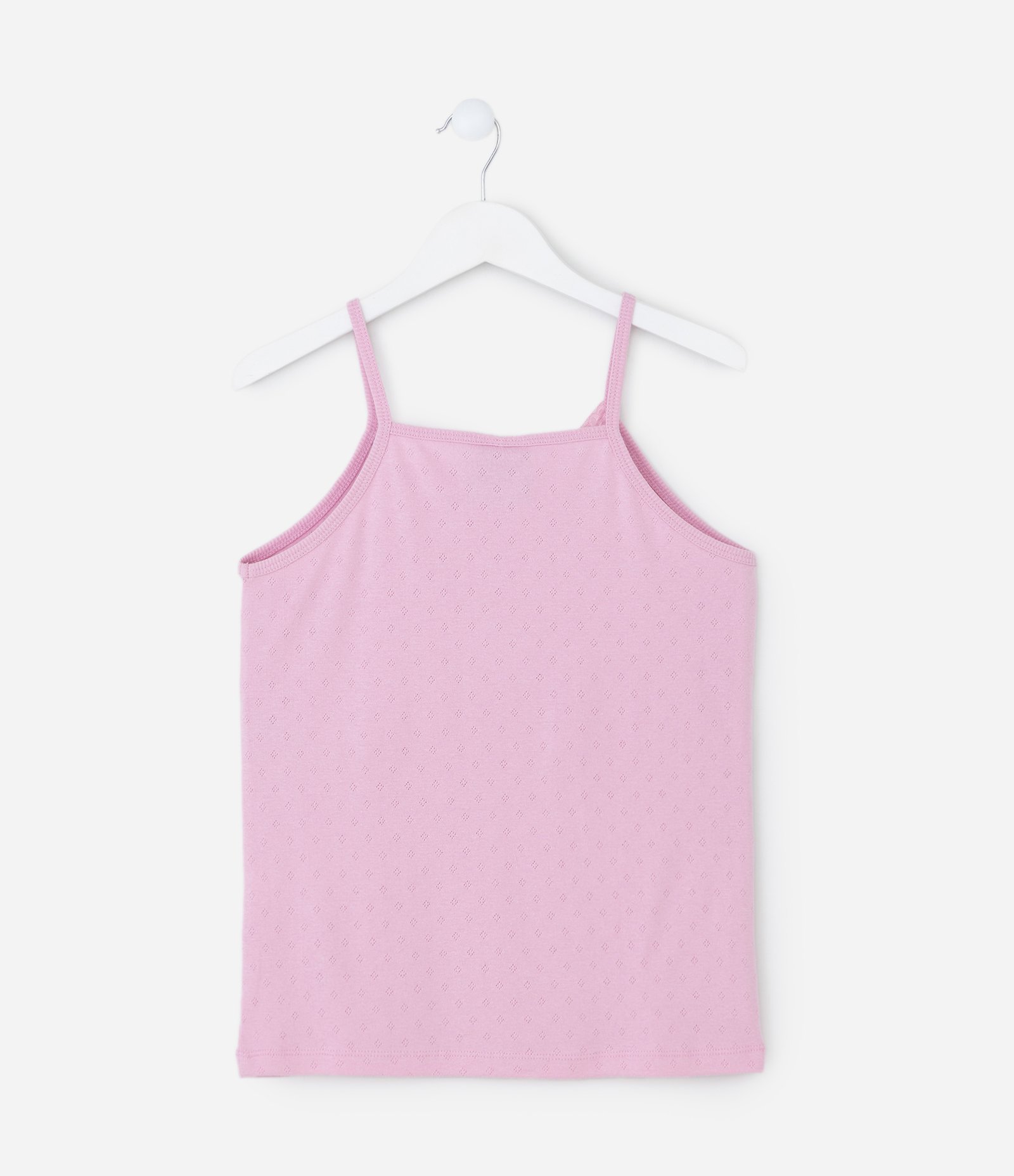 Pijama Infantil em Pointelle com Blusa Alcinha e short – Tam 5 a 16 Anos Lilás 4