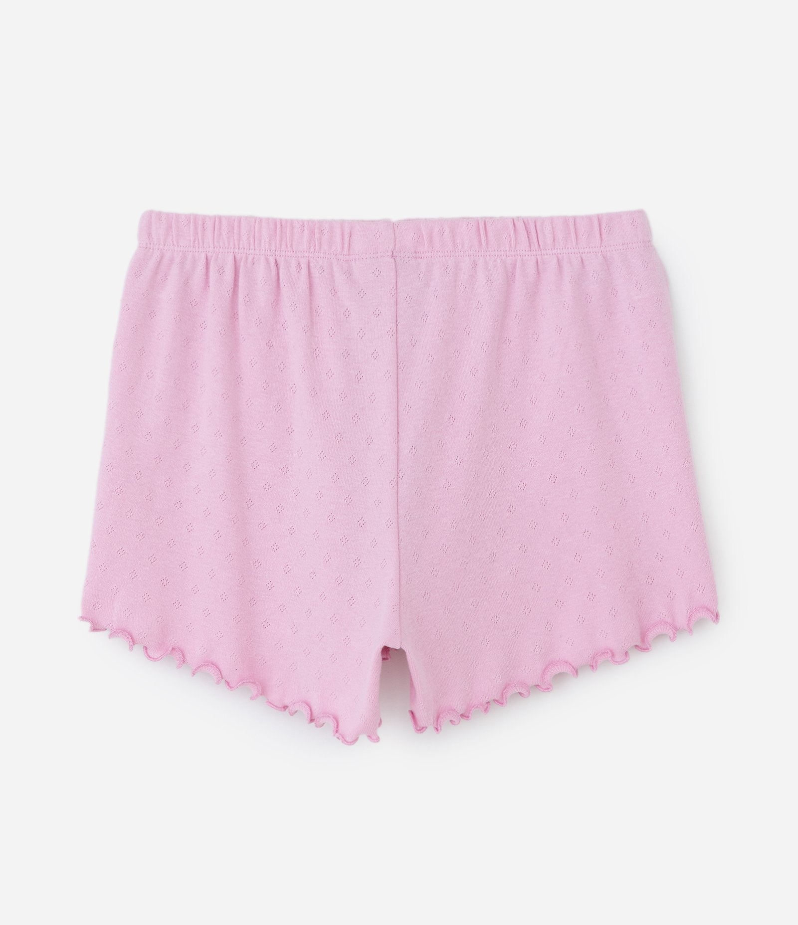 Pijama Infantil em Pointelle com Blusa Alcinha e short – Tam 5 a 16 Anos Lilás 6