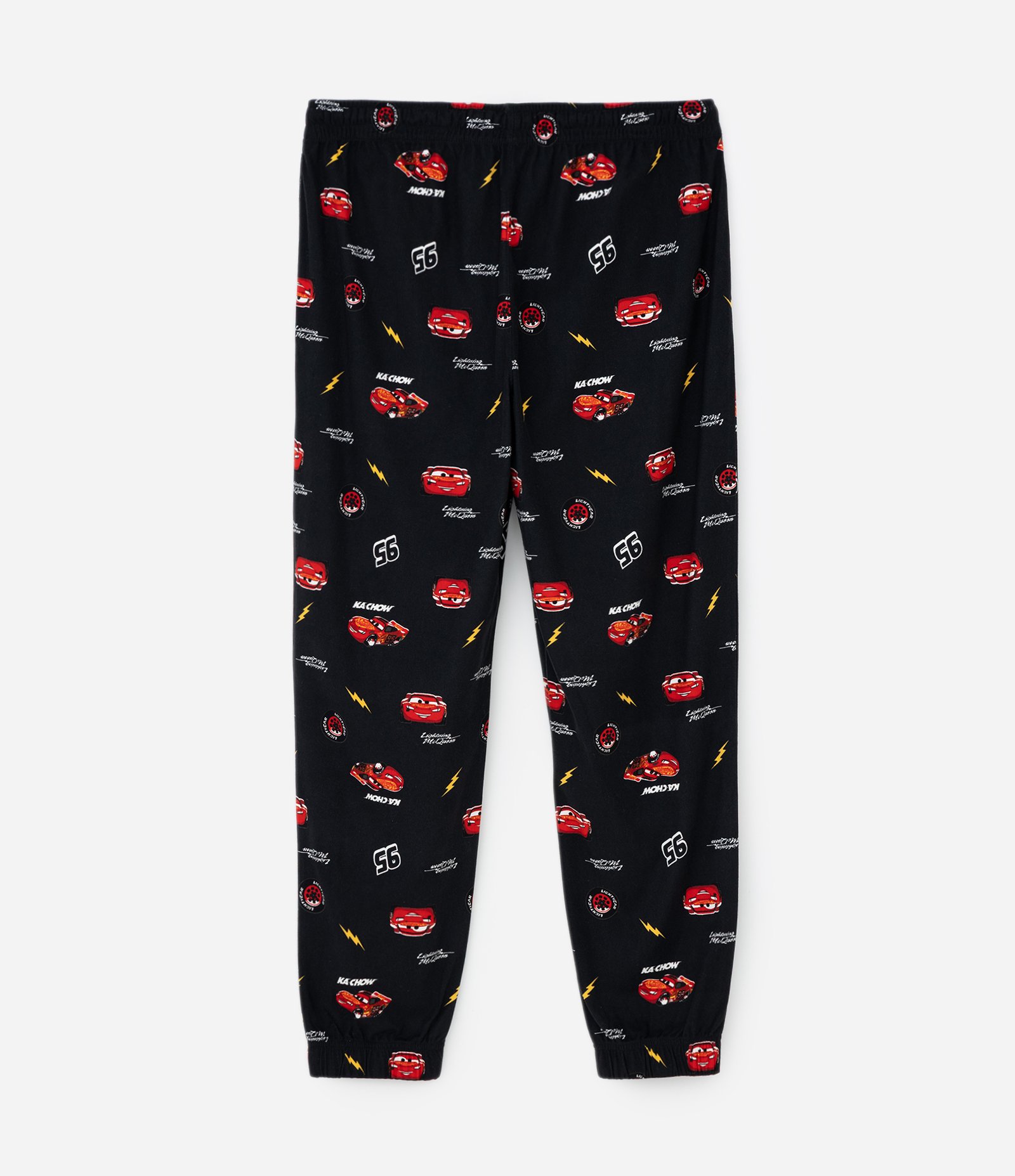 Calça de Pijama em Plush com Estampa Carros Preto 6