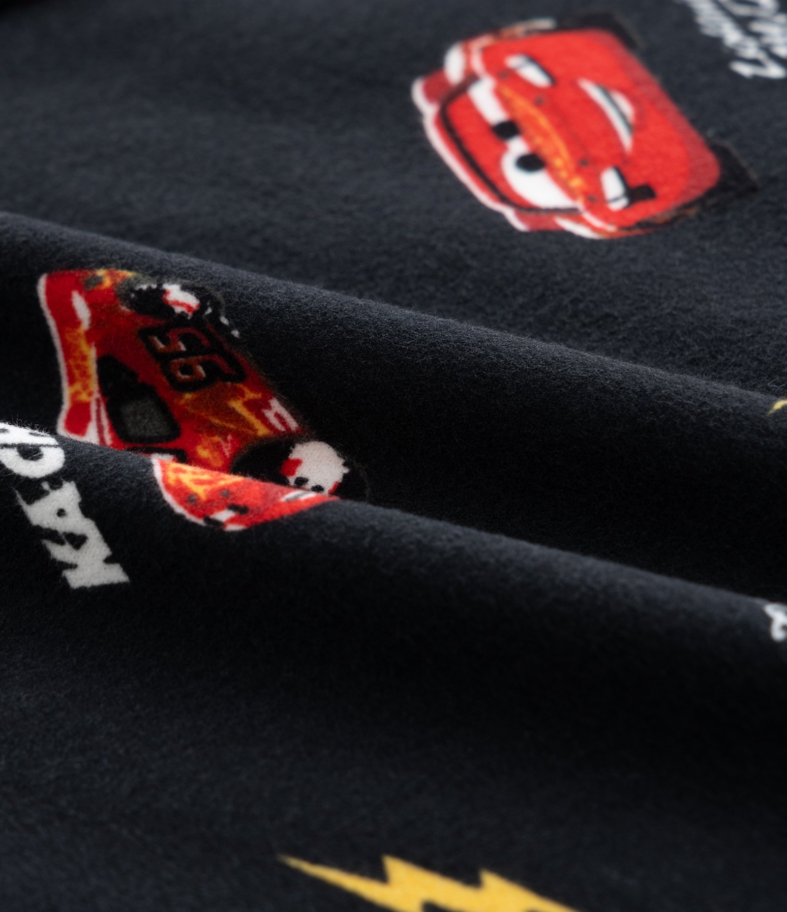 Calça de Pijama em Plush com Estampa Carros Preto 7