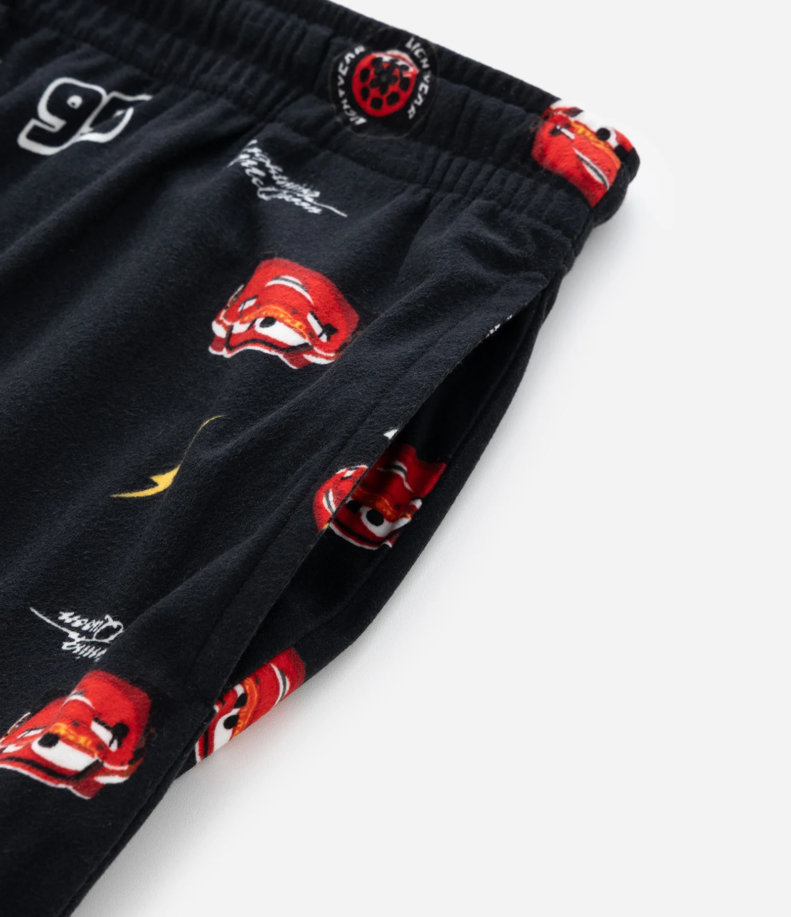 Calça de Pijama em Plush com Estampa Carros Preto 8