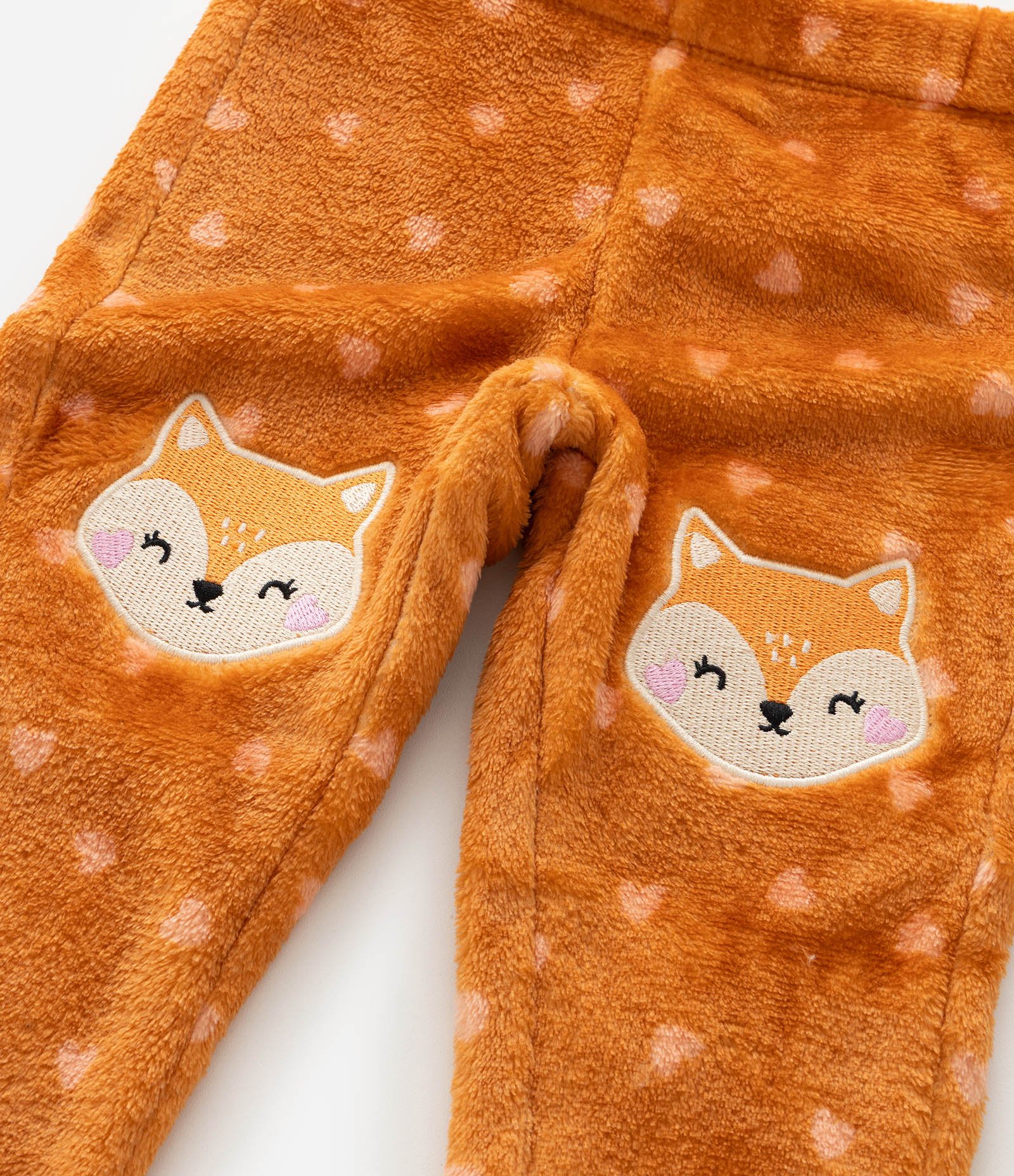 Pijama Infantil com Estampa de Raposa e Orelhas 3D – Tam 2 a 4 Anos Caramelo 7