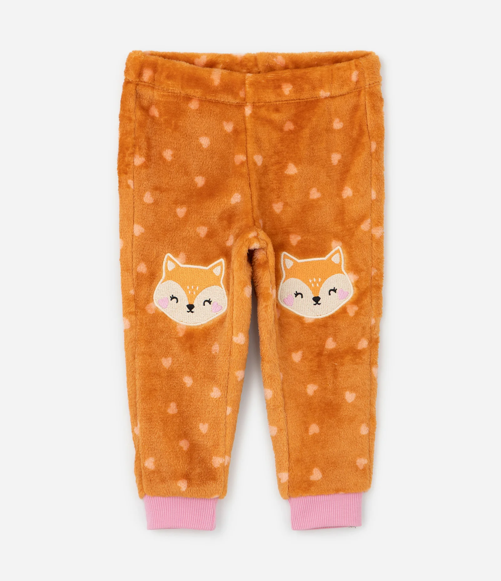 Pijama Infantil com Estampa de Raposa e Orelhas 3D – Tam 2 a 4 Anos Caramelo 3