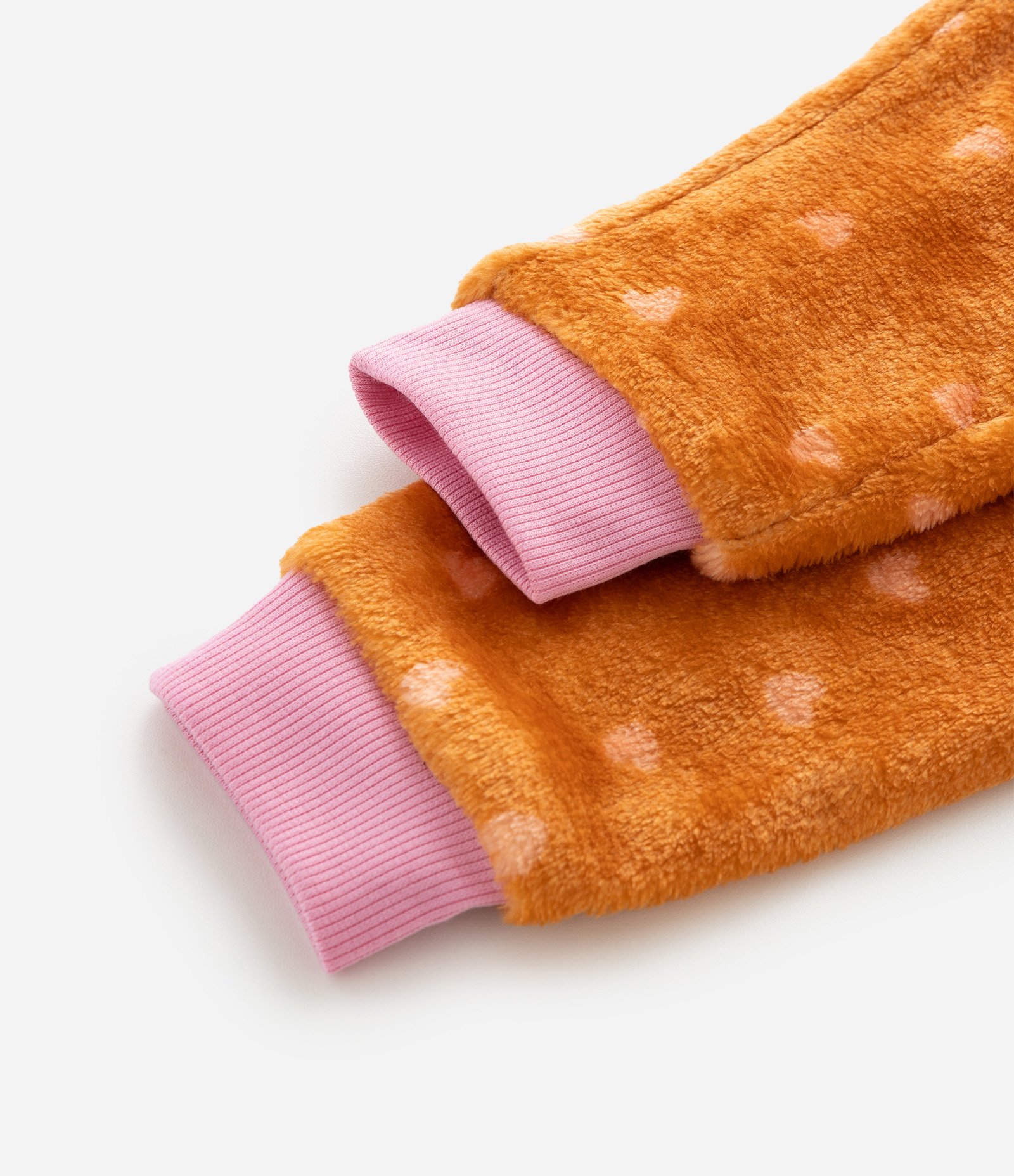 Pijama Infantil com Estampa de Raposa e Orelhas 3D – Tam 2 a 4 Anos Caramelo 5