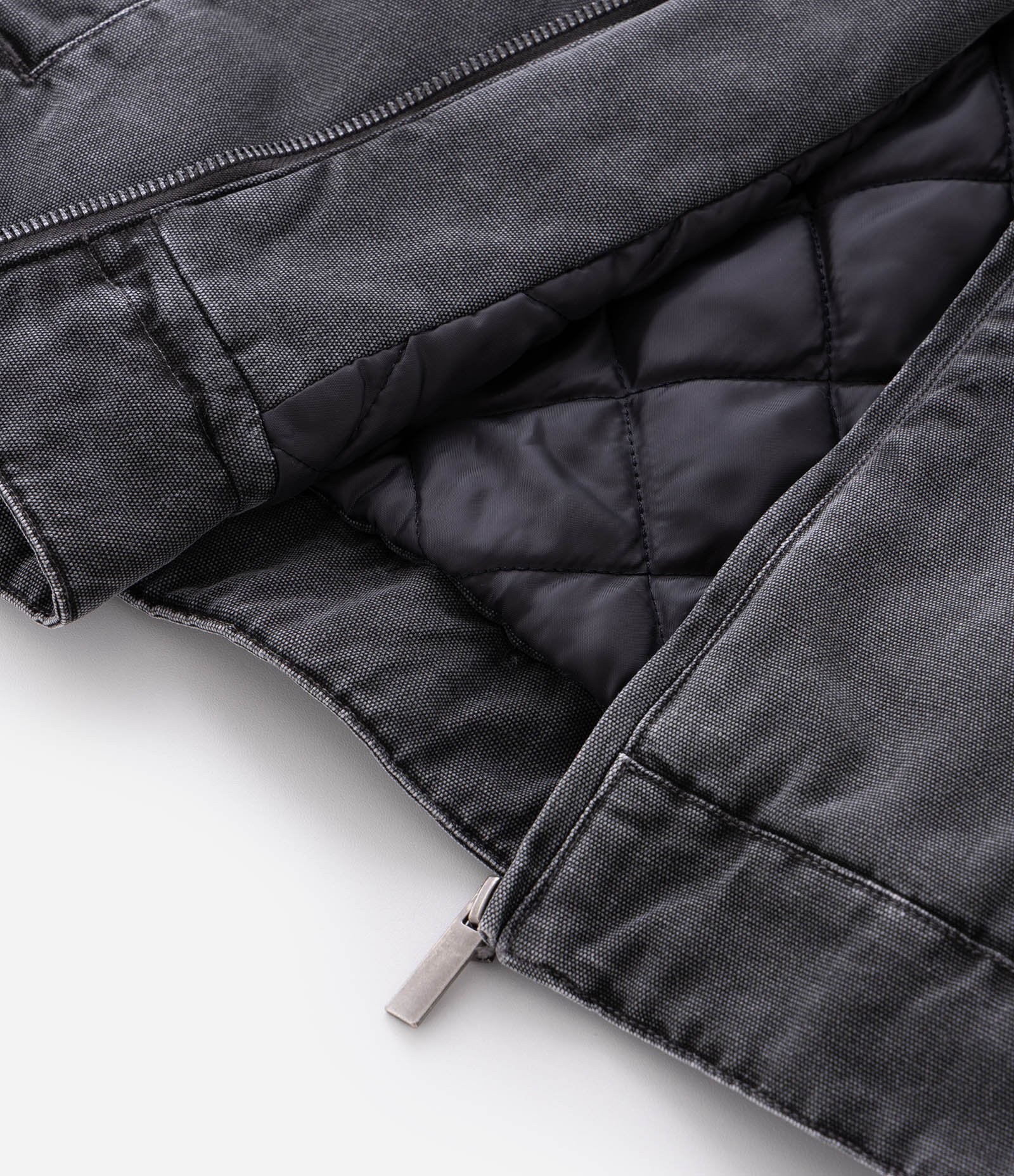 Jaqueta Jeans com Lettering Cinza 3