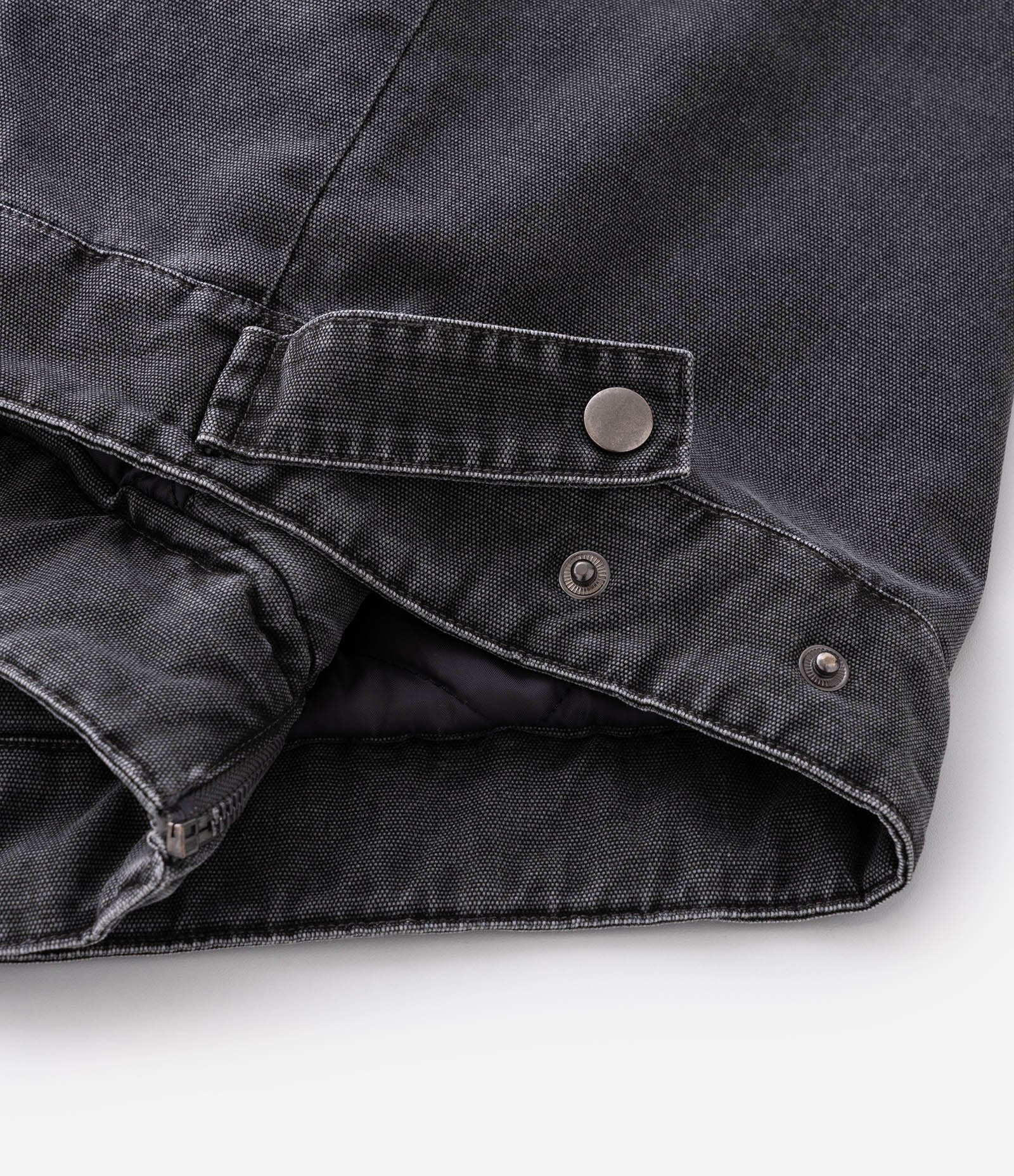 Jaqueta Jeans com Lettering Cinza 4