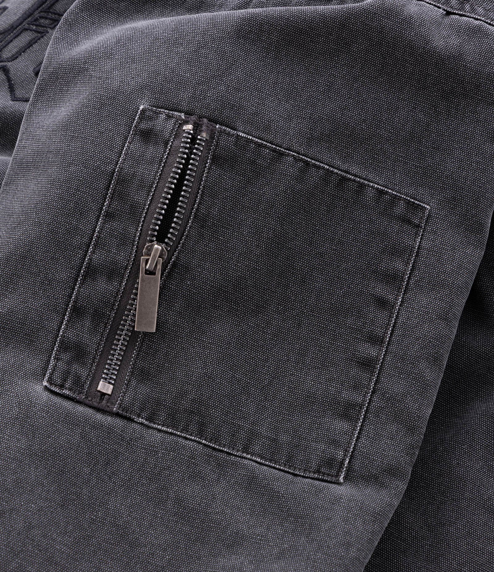 Jaqueta Jeans com Lettering Cinza 7
