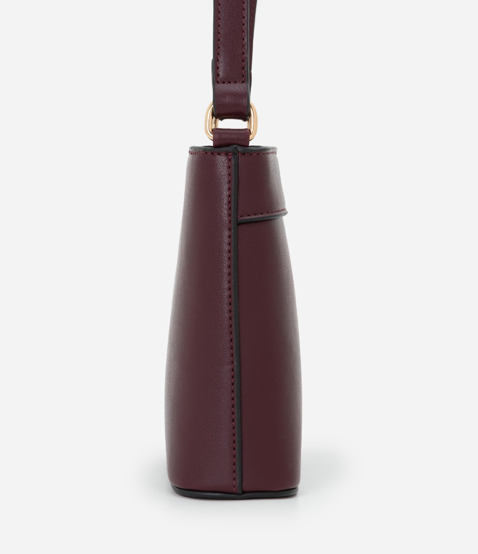 Bolsa Pequena Transversal com Alça Longa Vinho 2