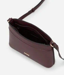 Bolsa Pequena Transversal com Alça Longa