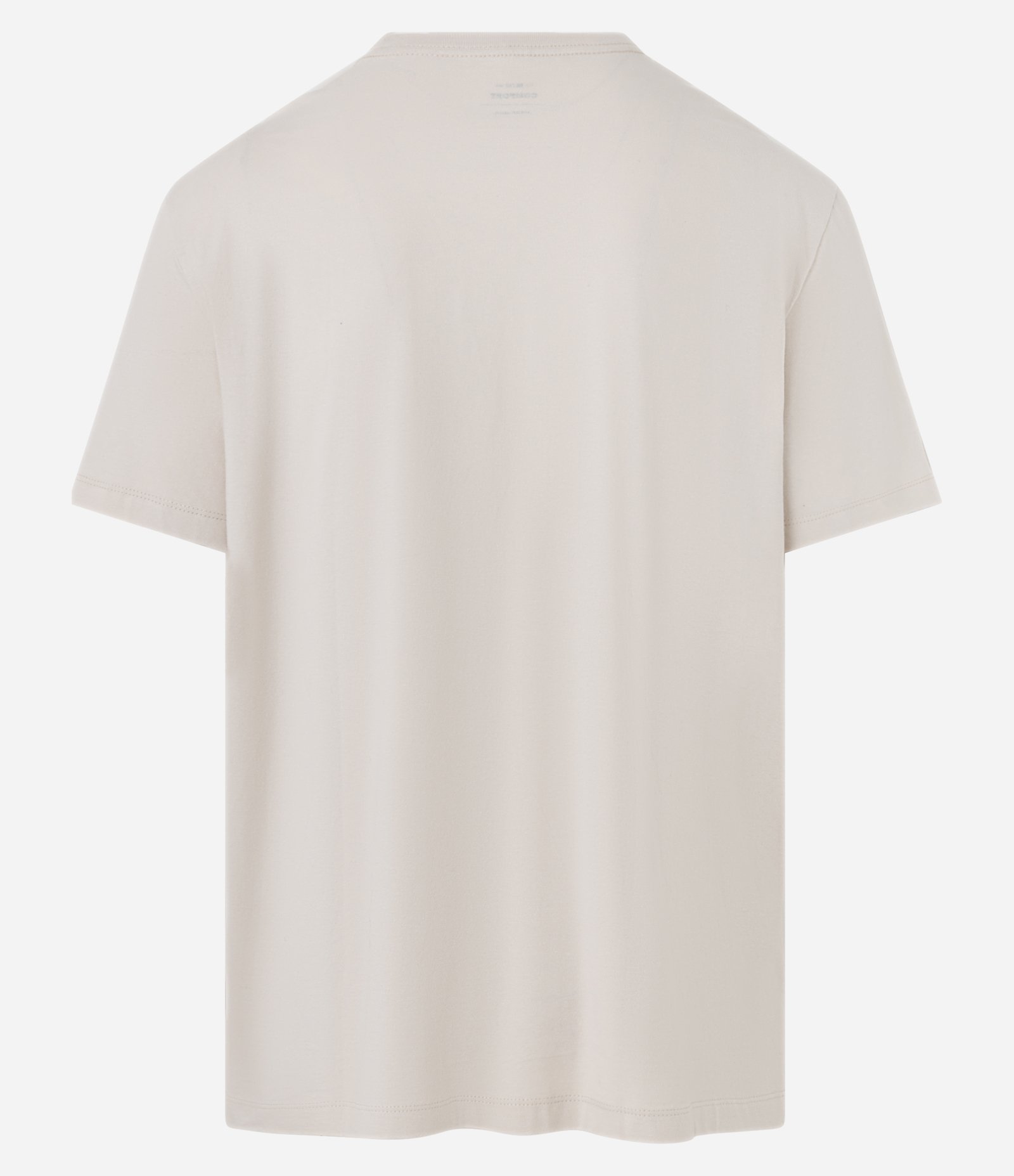 Camiseta Comfort em Algodão com Estampa Lettering na Frente Cinza Claro 7