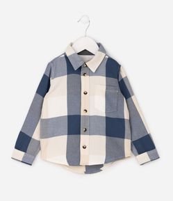 Camisa Infantil Xadrez em Viscose com Bolsinho – Tam 1 a 6 Anos