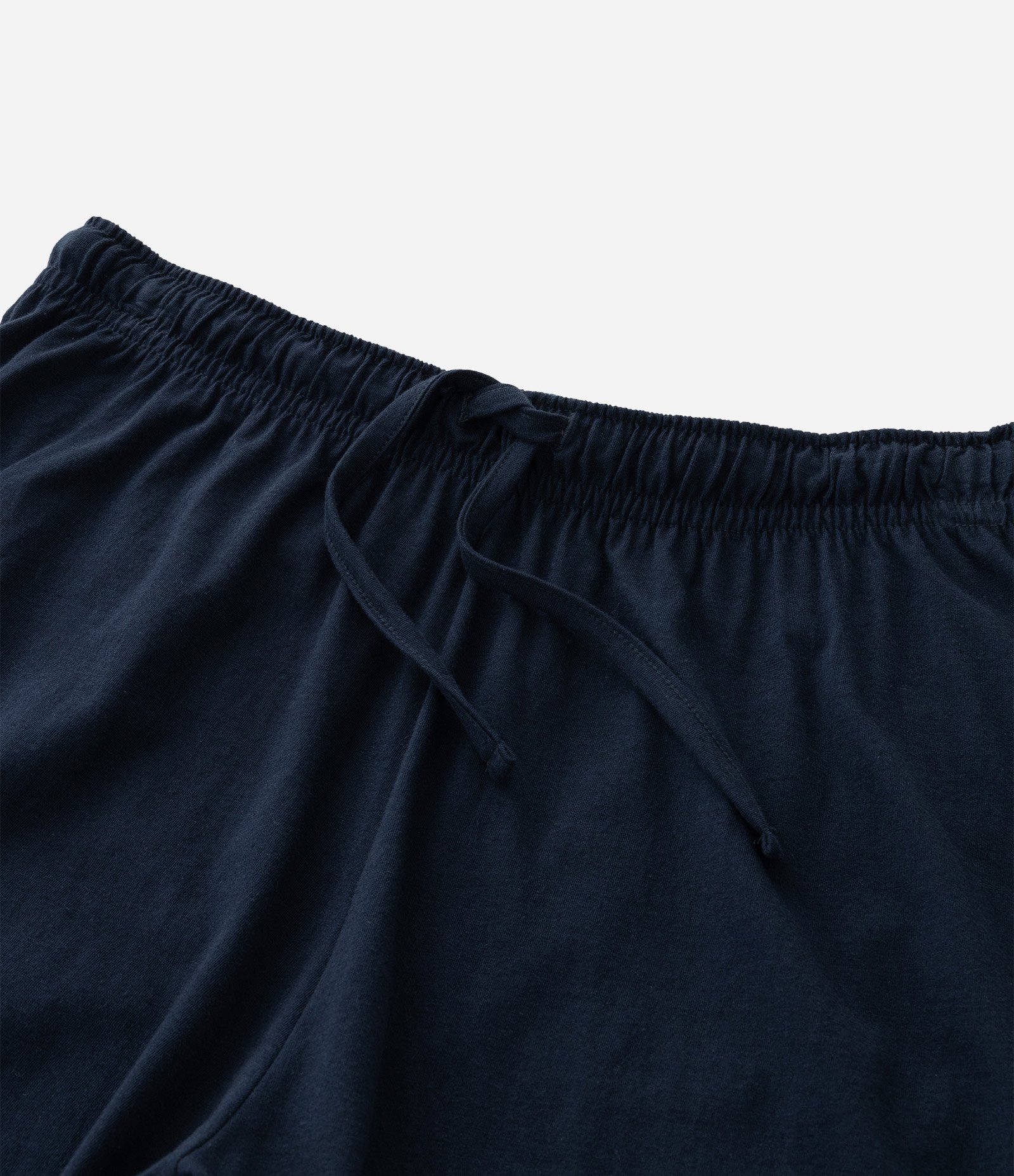 Pijama Curto em Algodão com Linho Azul 6