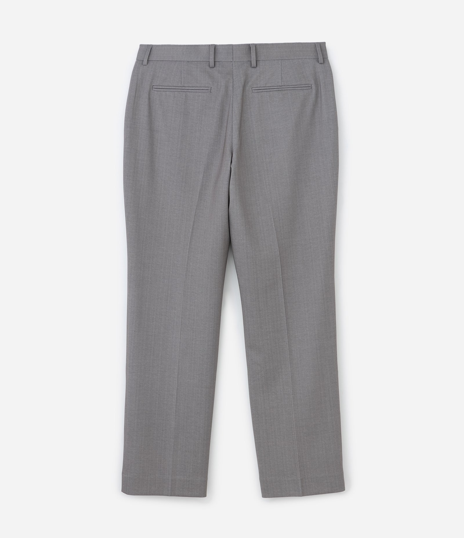 Calça Slim Comfort Alfaiatada e com Padronagem Espinha de Peixe Cinza 7