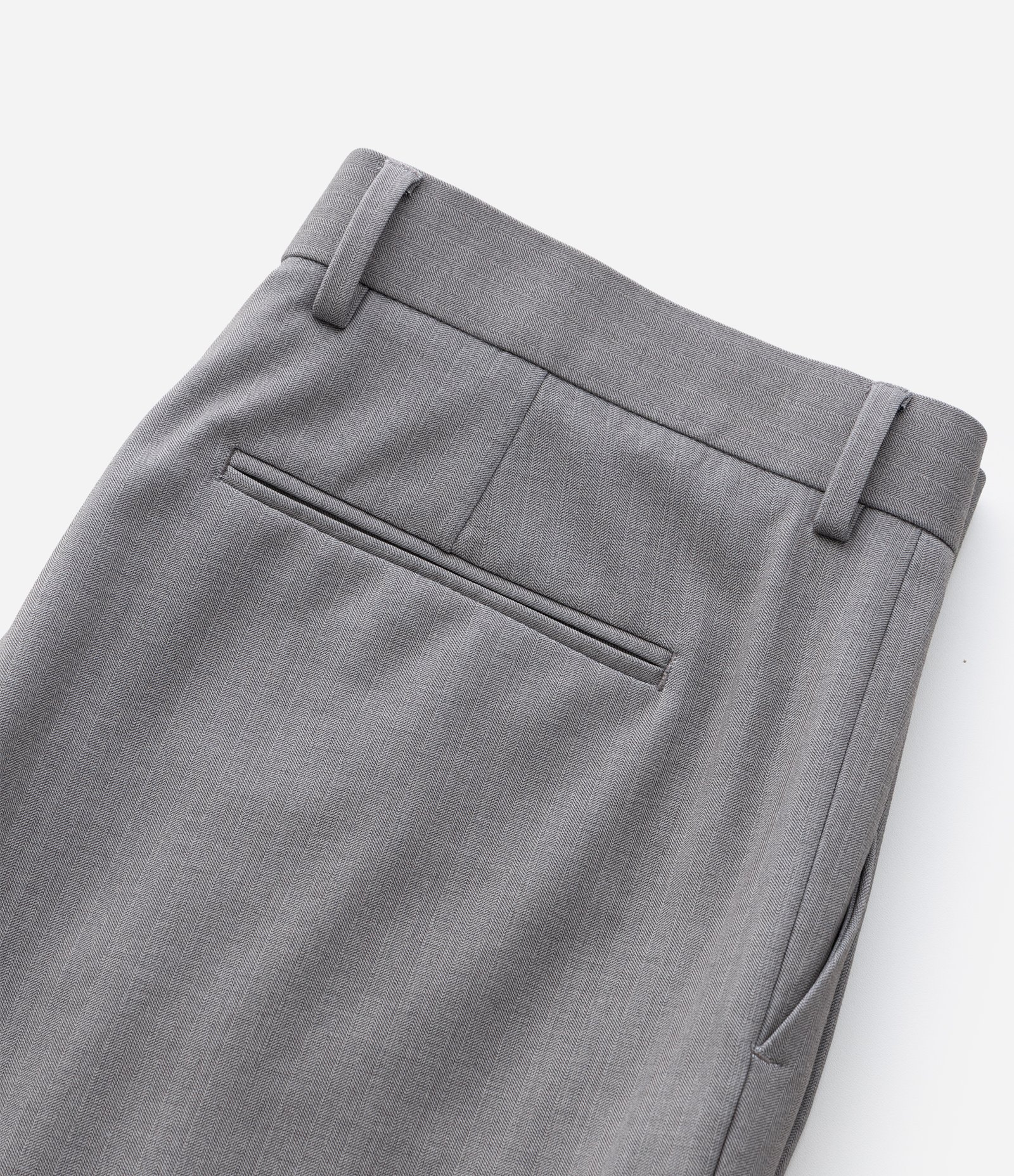 Calça Slim Comfort Alfaiatada e com Padronagem Espinha de Peixe Cinza 9