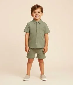 Bermuda Infantil com Bolso – Tam 1 a 5/6 Anos