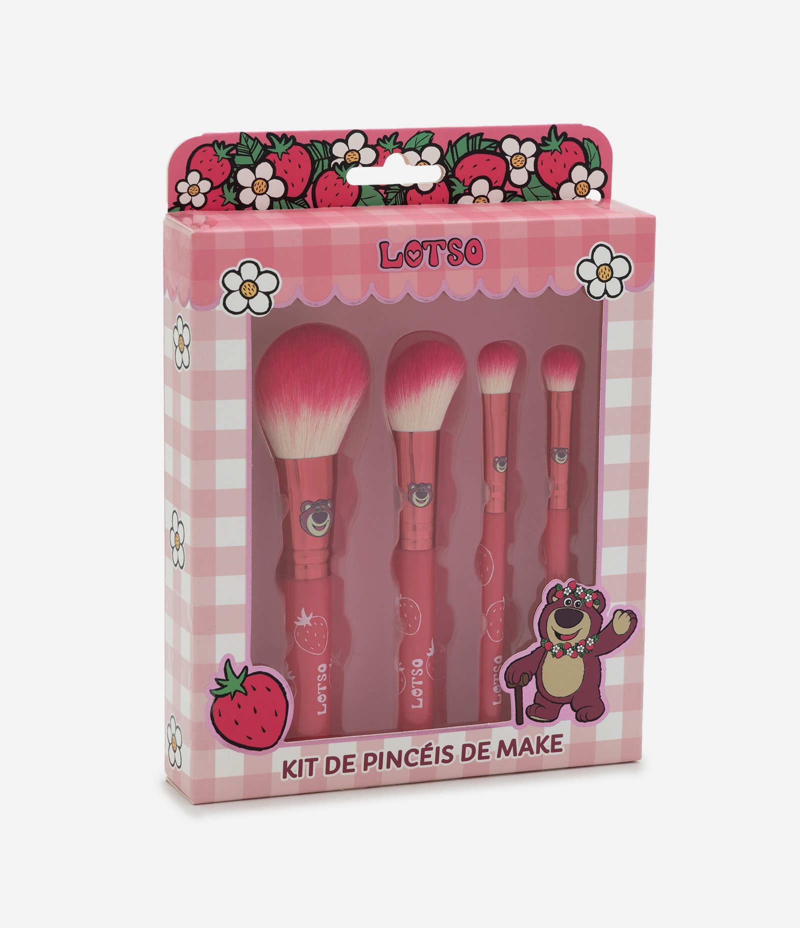 Kit com 4 Pinceis Multifuncionais de Maquiagem Alchemia  Color 4