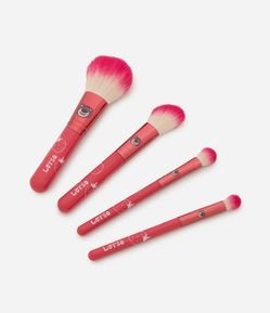 Kit com 4 Pinceis Multifuncionais de Maquiagem Alchemia 